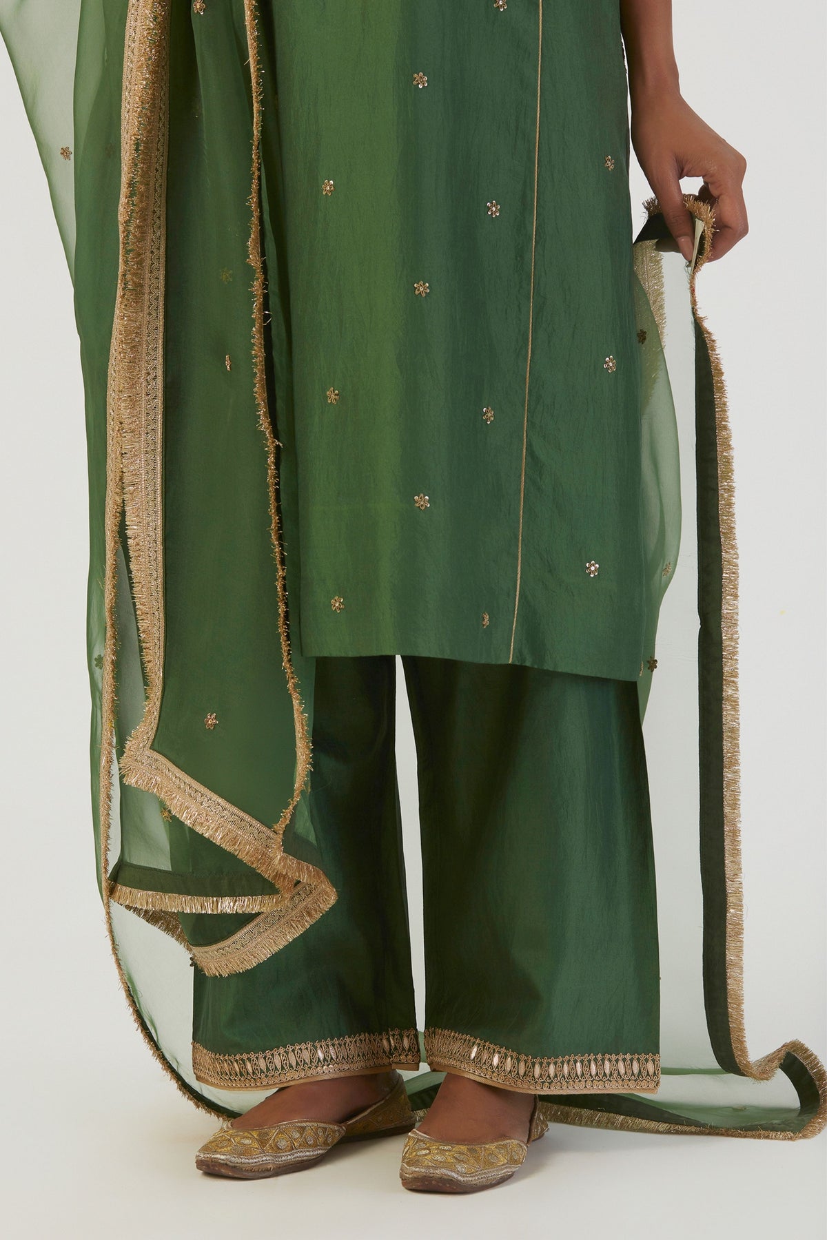 Zia Green Kurta and Pants