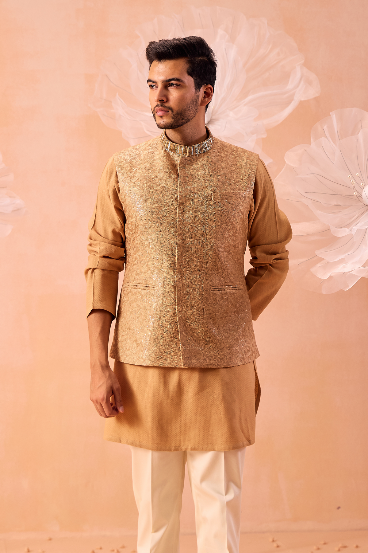 Khwaab Nehru Jacket Set