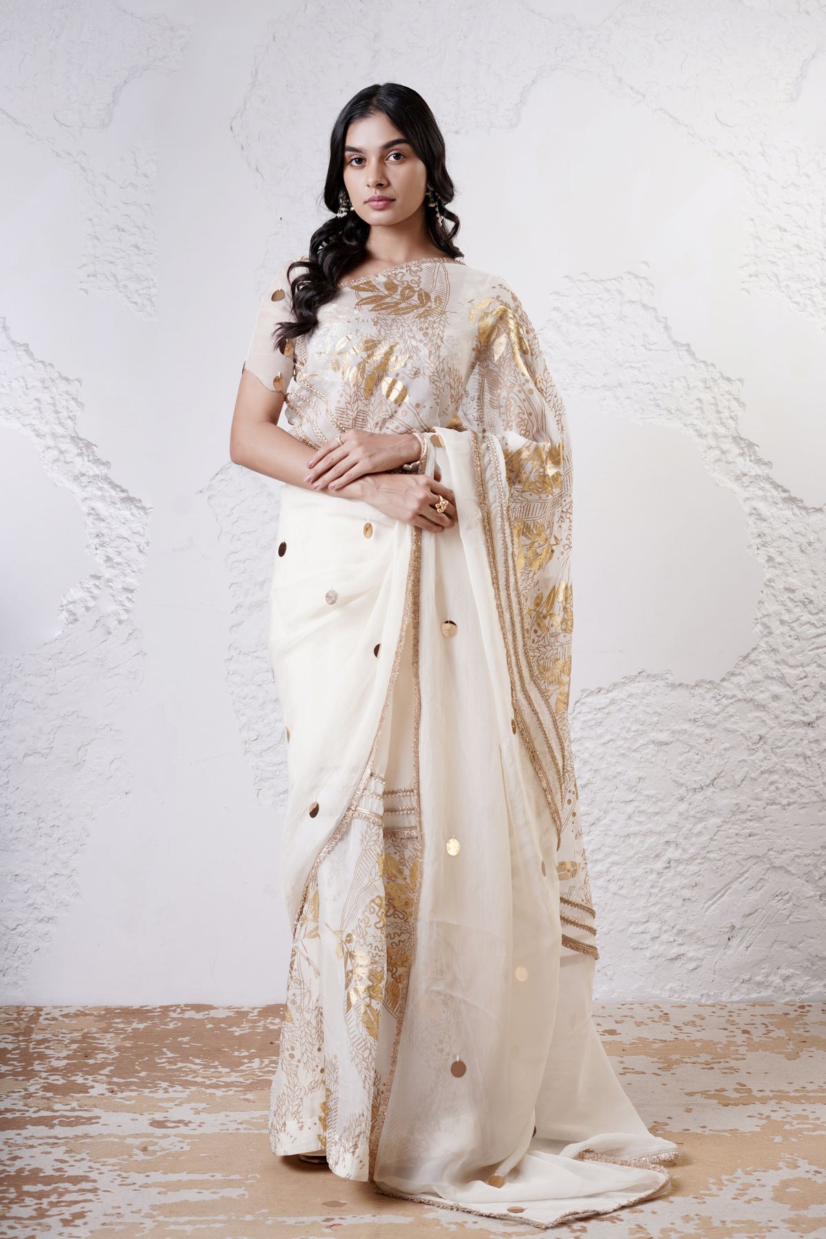 Ivory Moon Saree Set