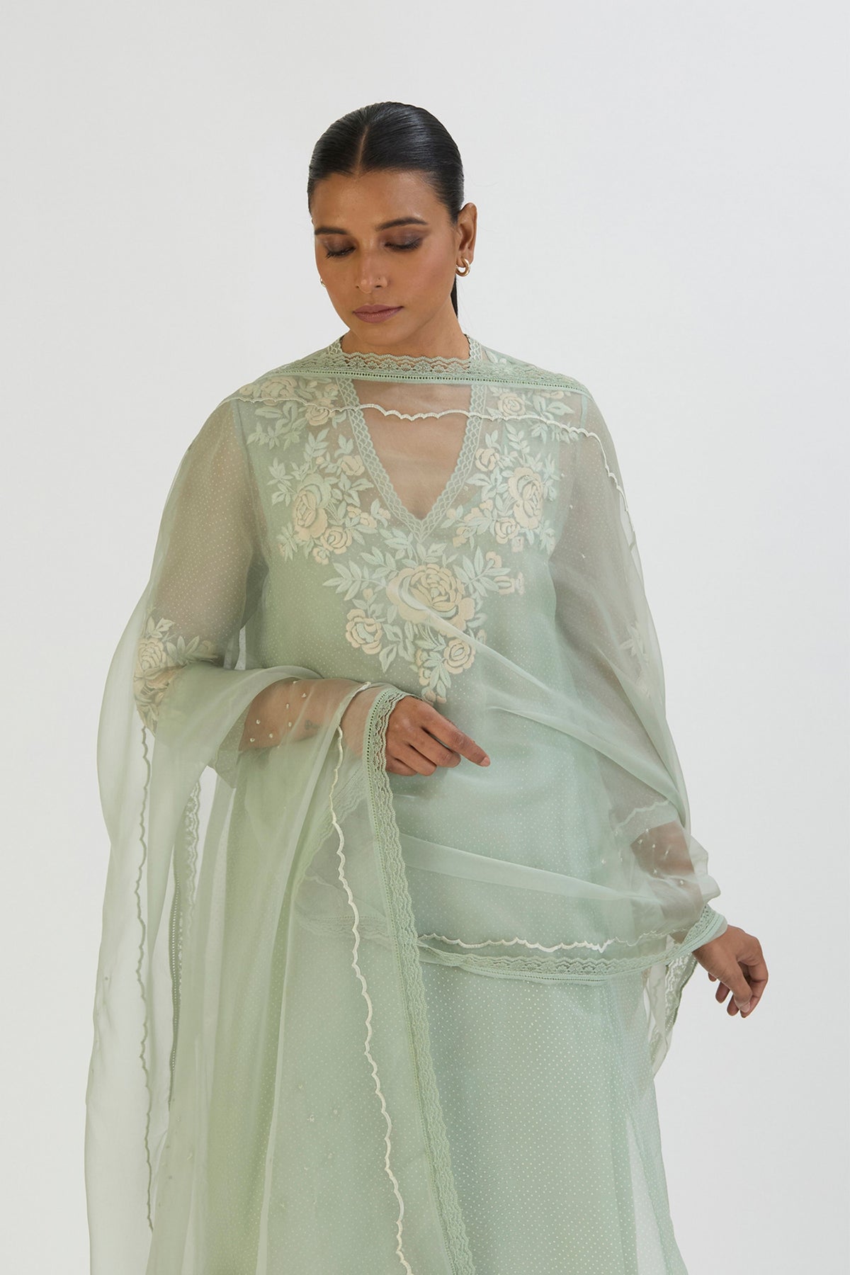 Sage Blue Janki Dupatta