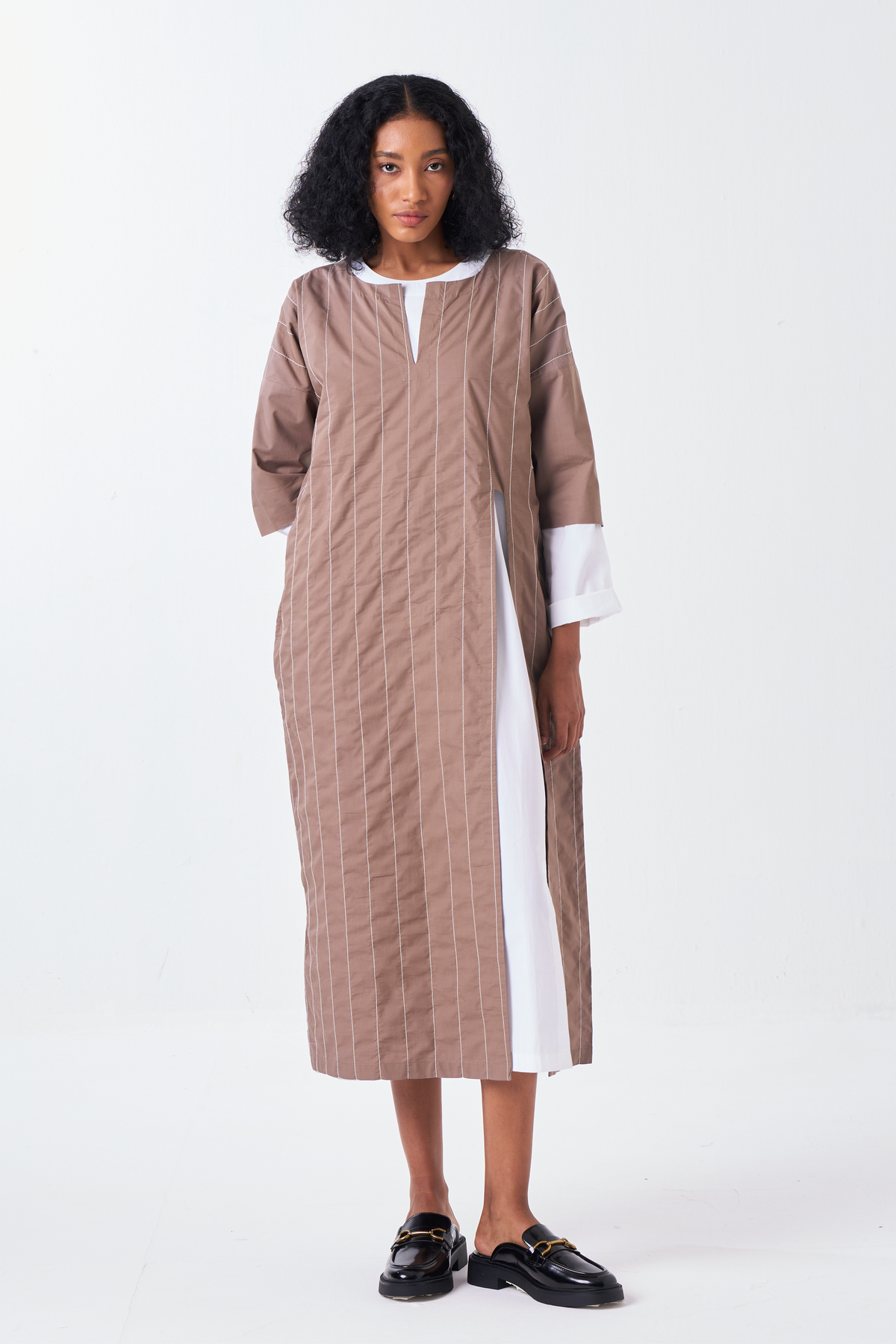 Front Slit Tunic Co-ord Set