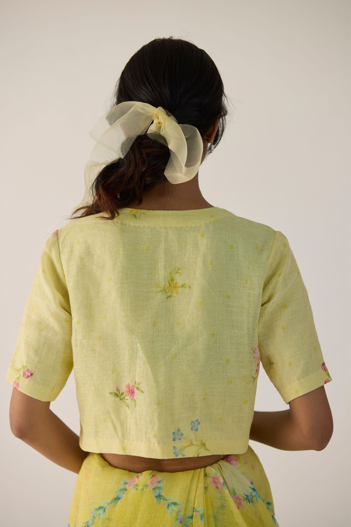 Yellow Lace Blouse Gulmarg