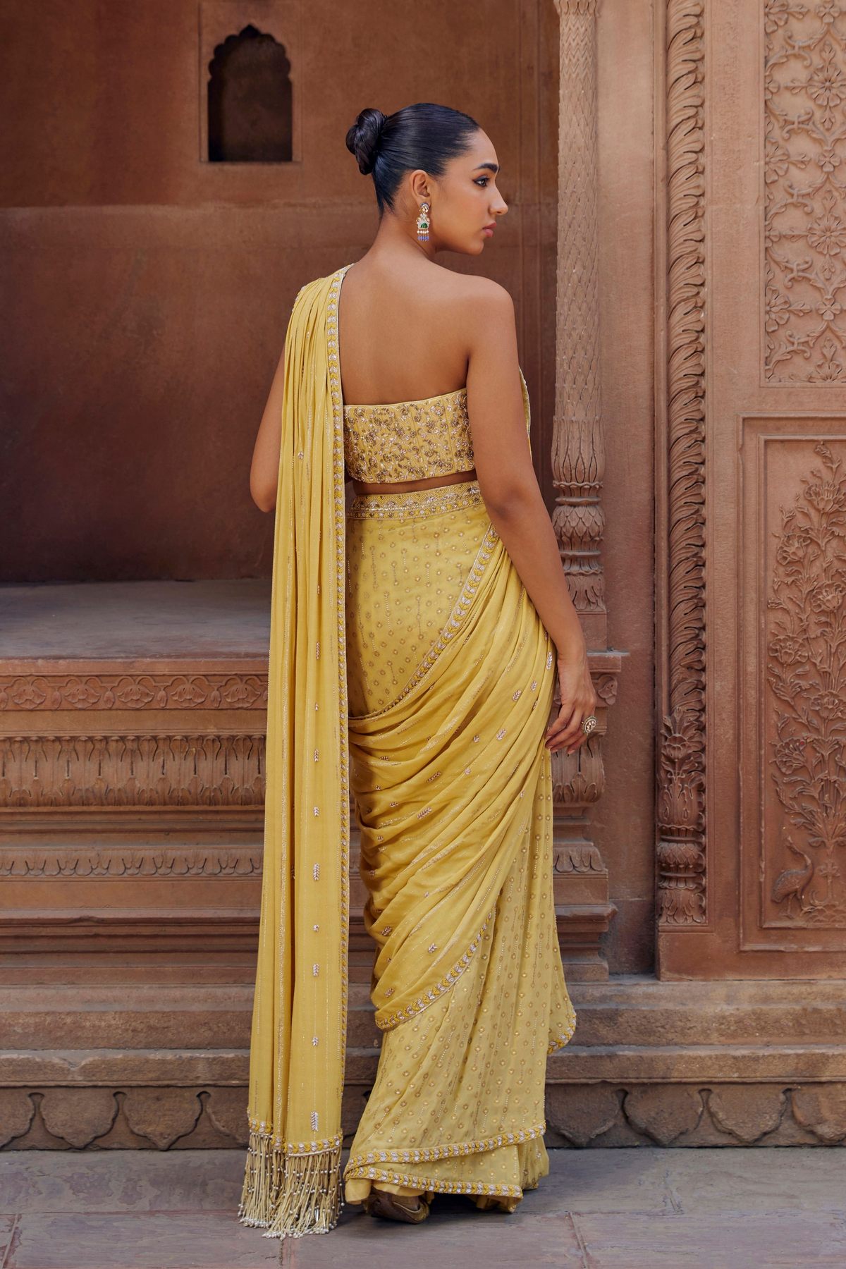 Isha  tube Top Drape Saree