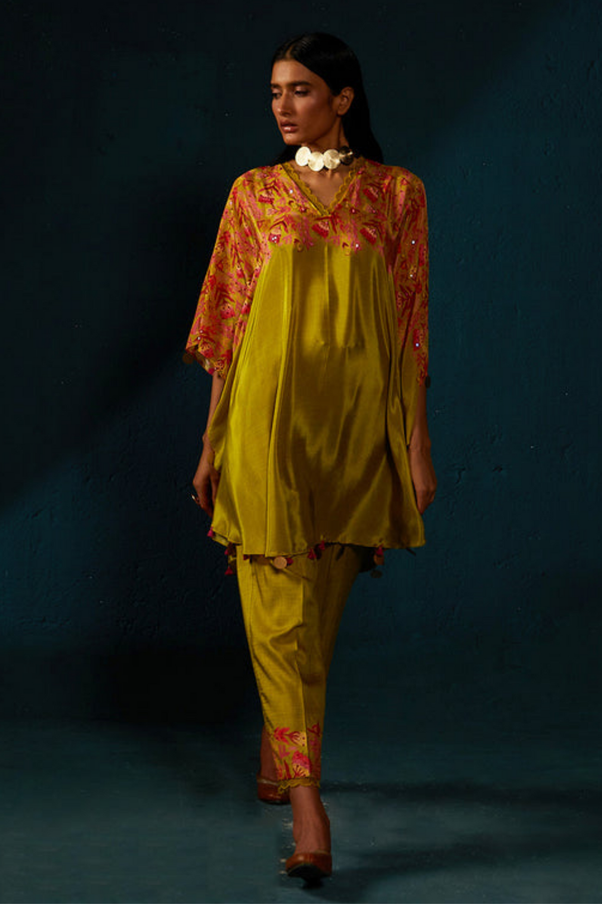 Flowly Printed Kurta Set