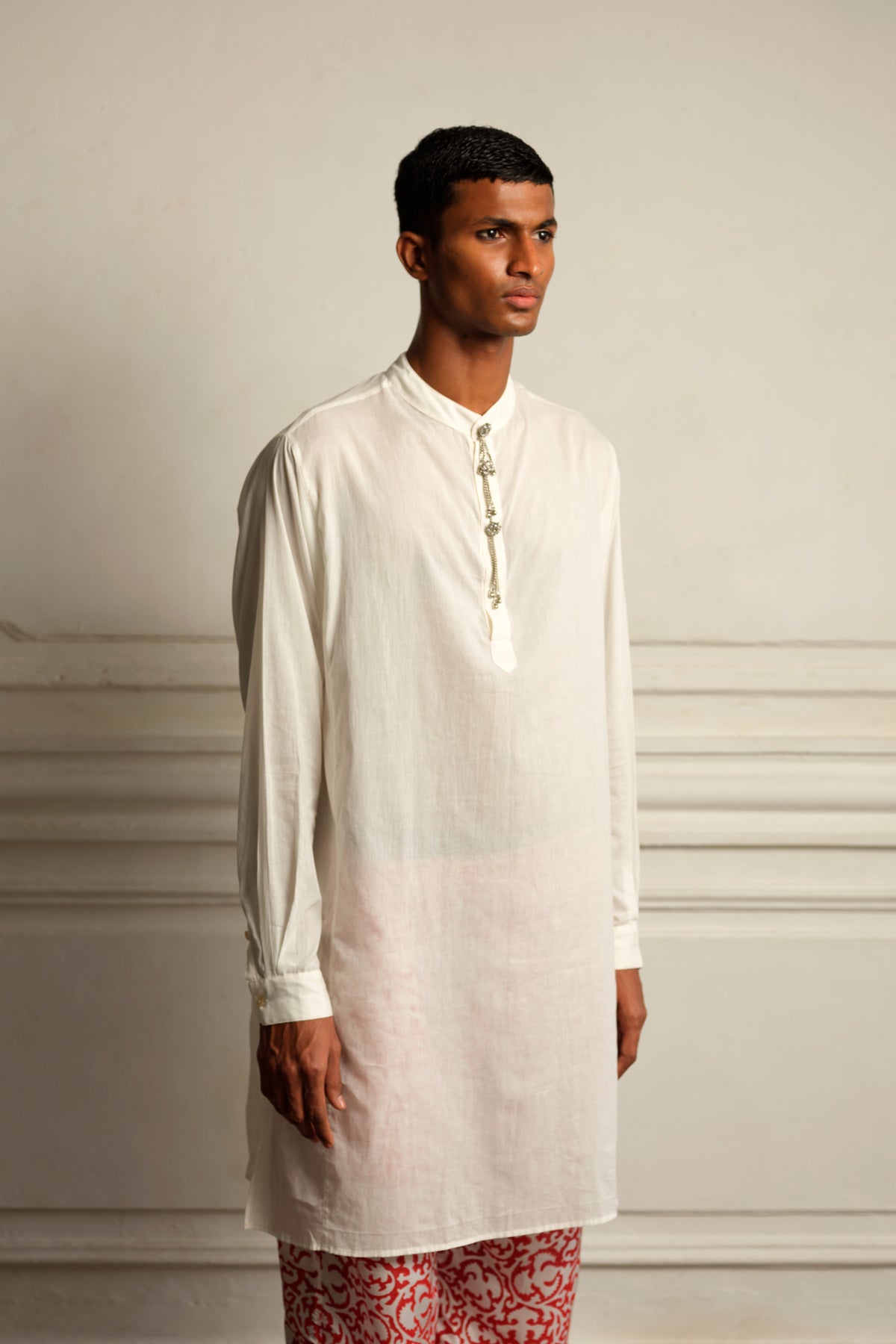 Voile kurta with trousers