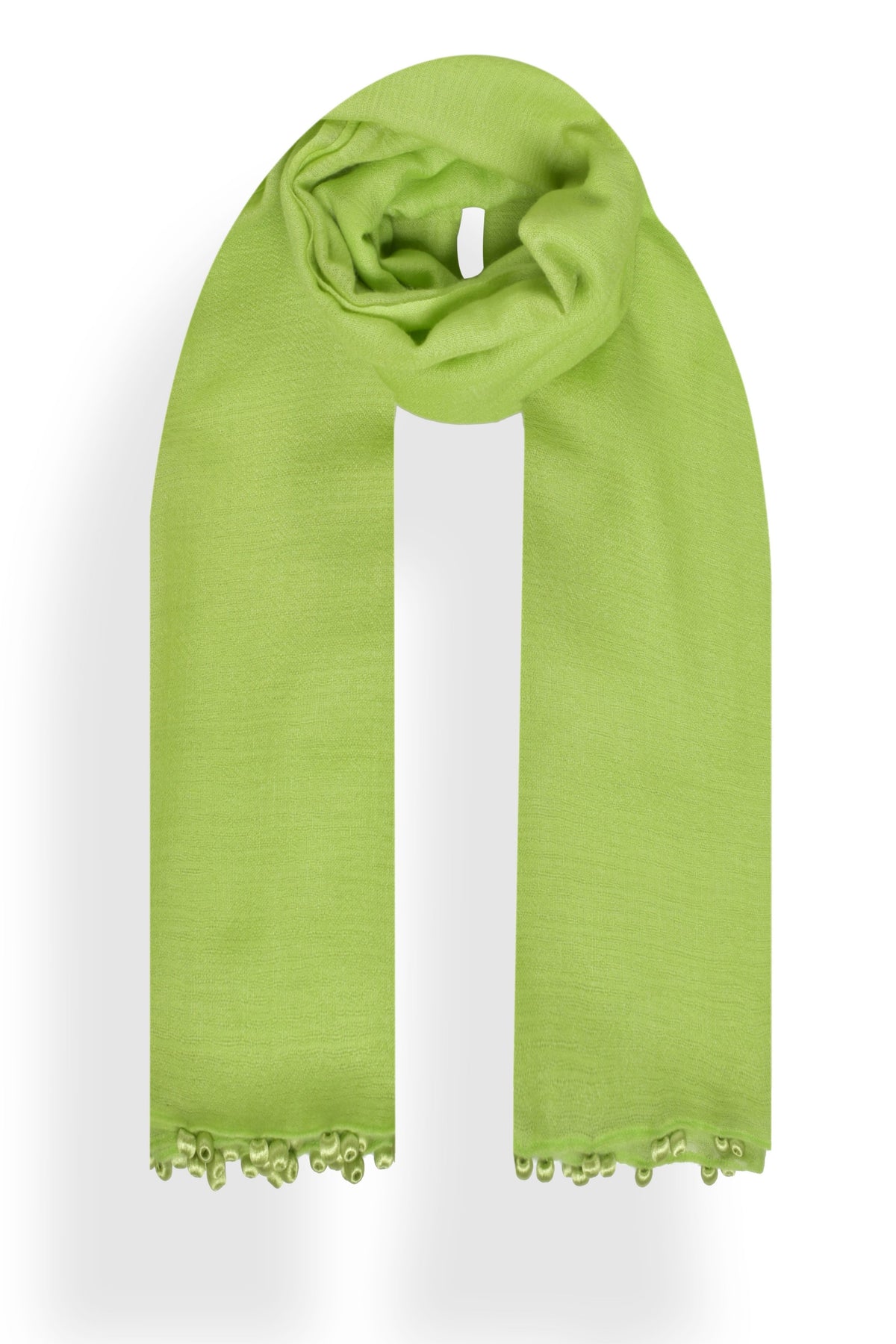 Green Pebbles Cashmere Square