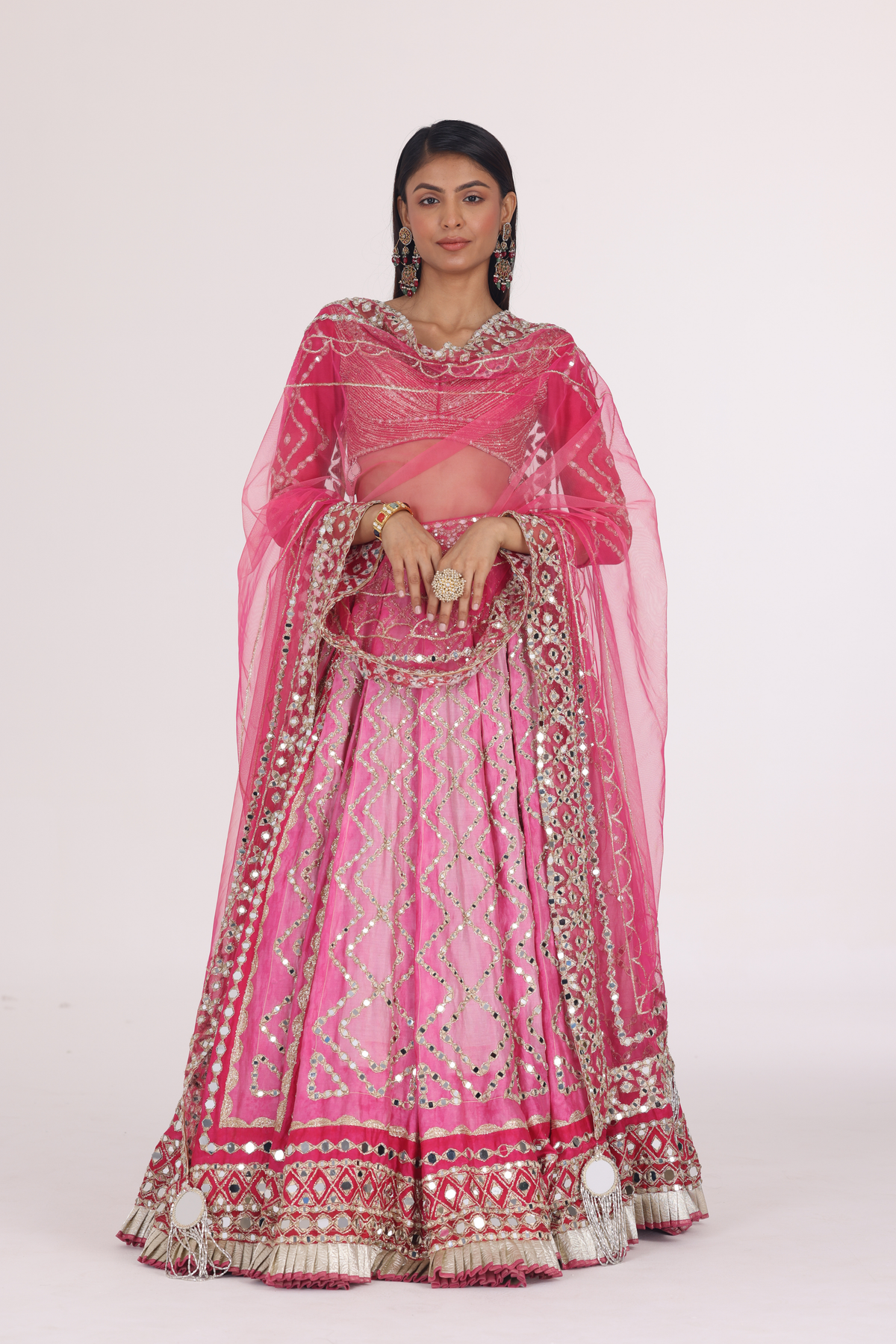 Begam Hues Printed Lehenga Set