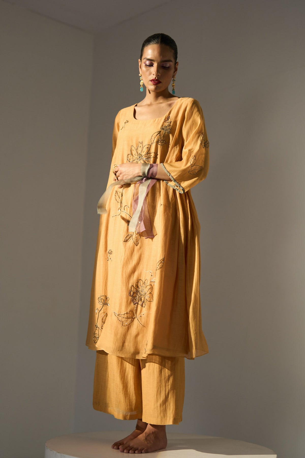 Yellow Mansa Kurta