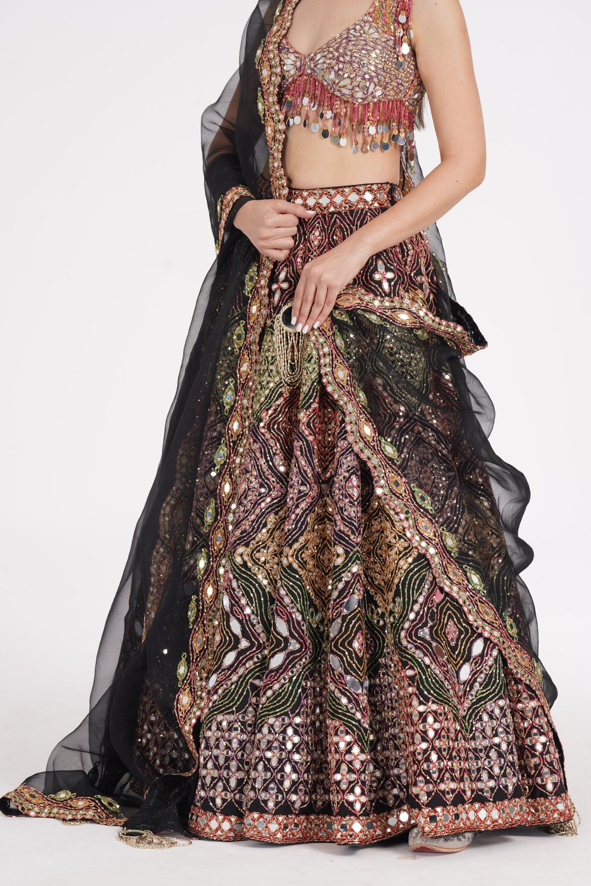 Multicolor Lehenga Set