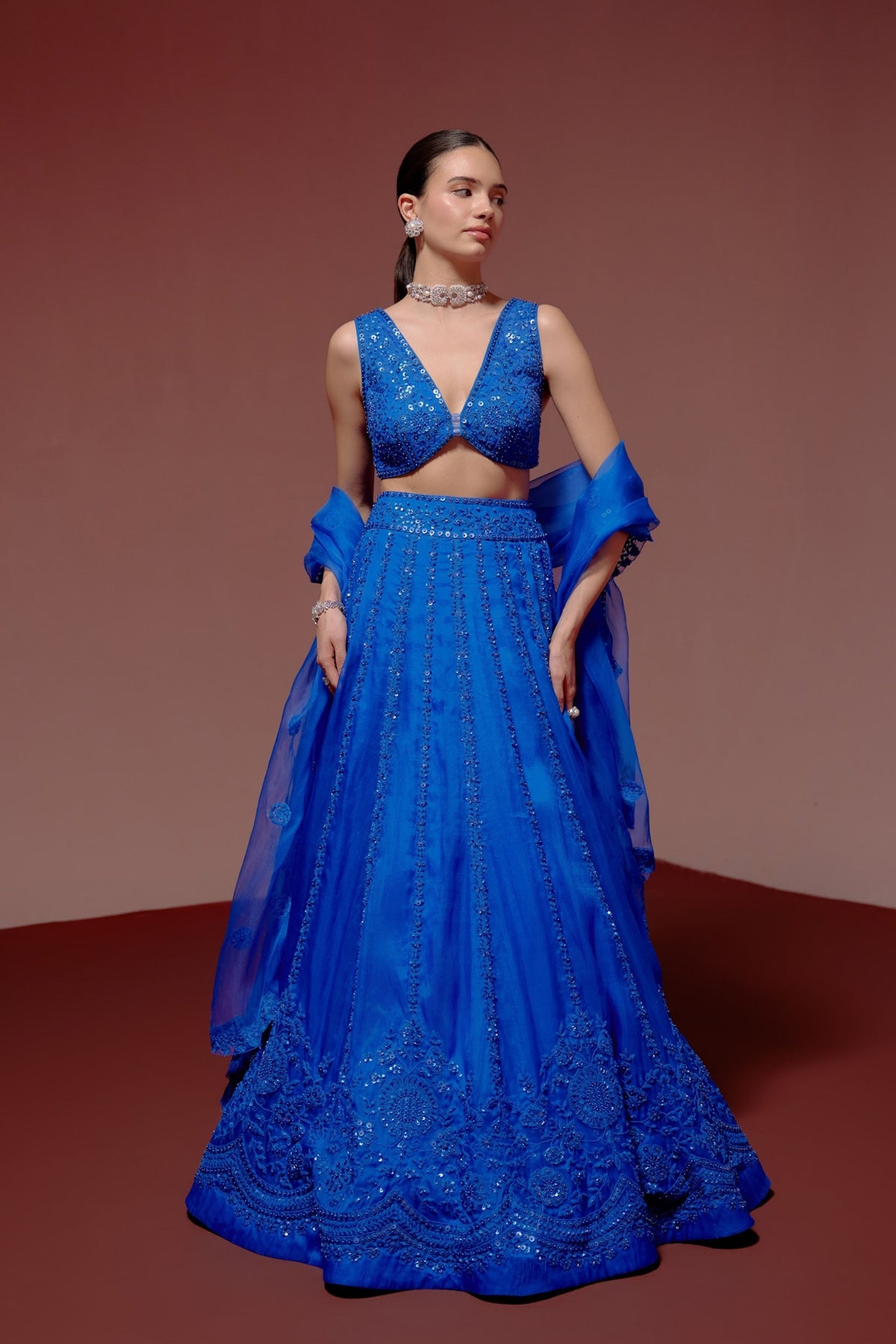 Blue Lehenga