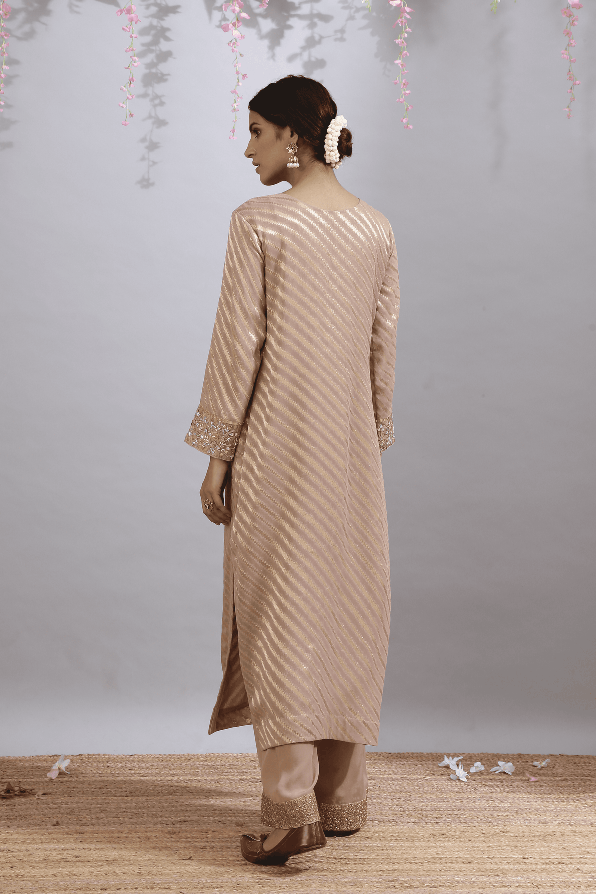 Bhumi Gottiya Brown Kurta Set