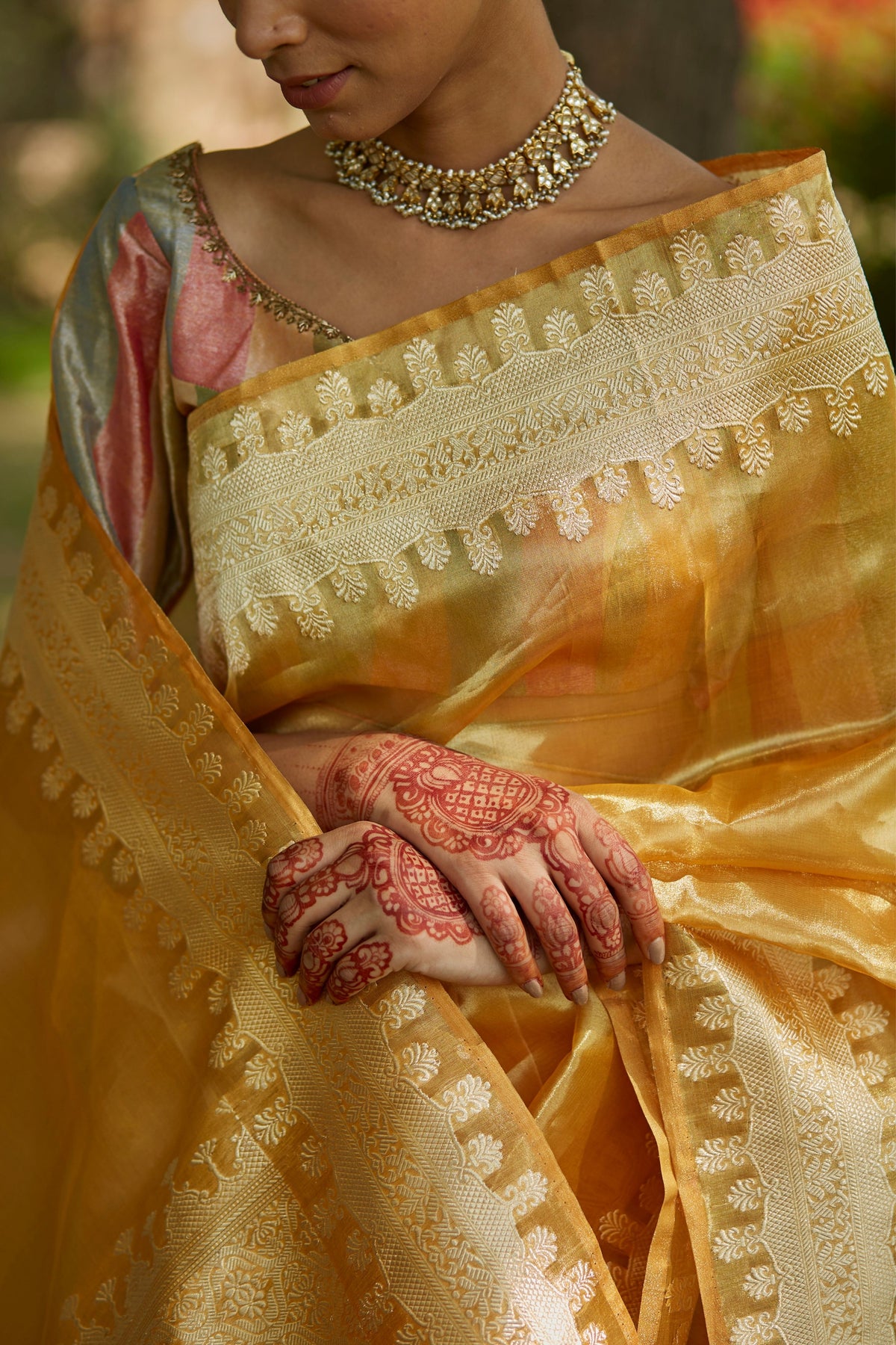 Kesari Amanat Saree Set