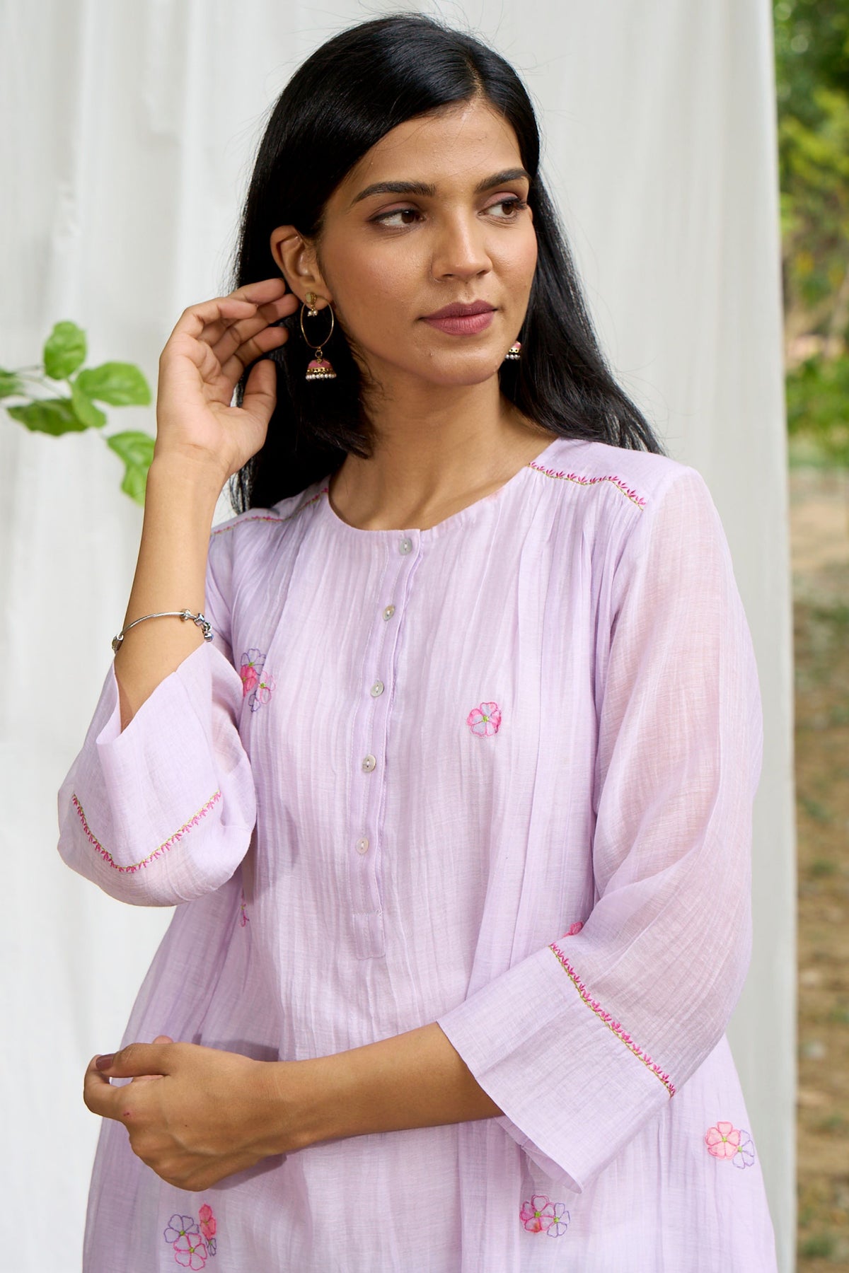 Lilac Kurta Set