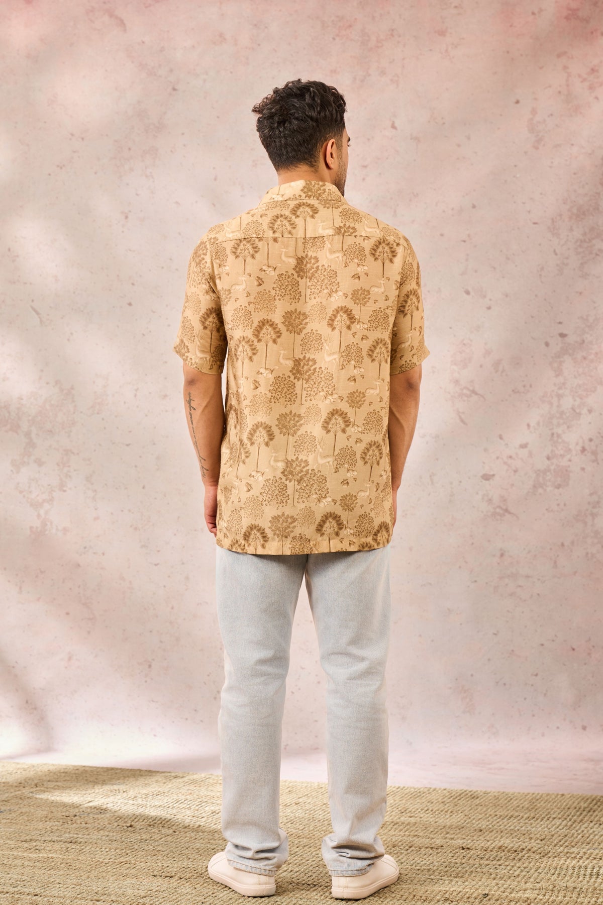 Beige Midnight Maze Shirt