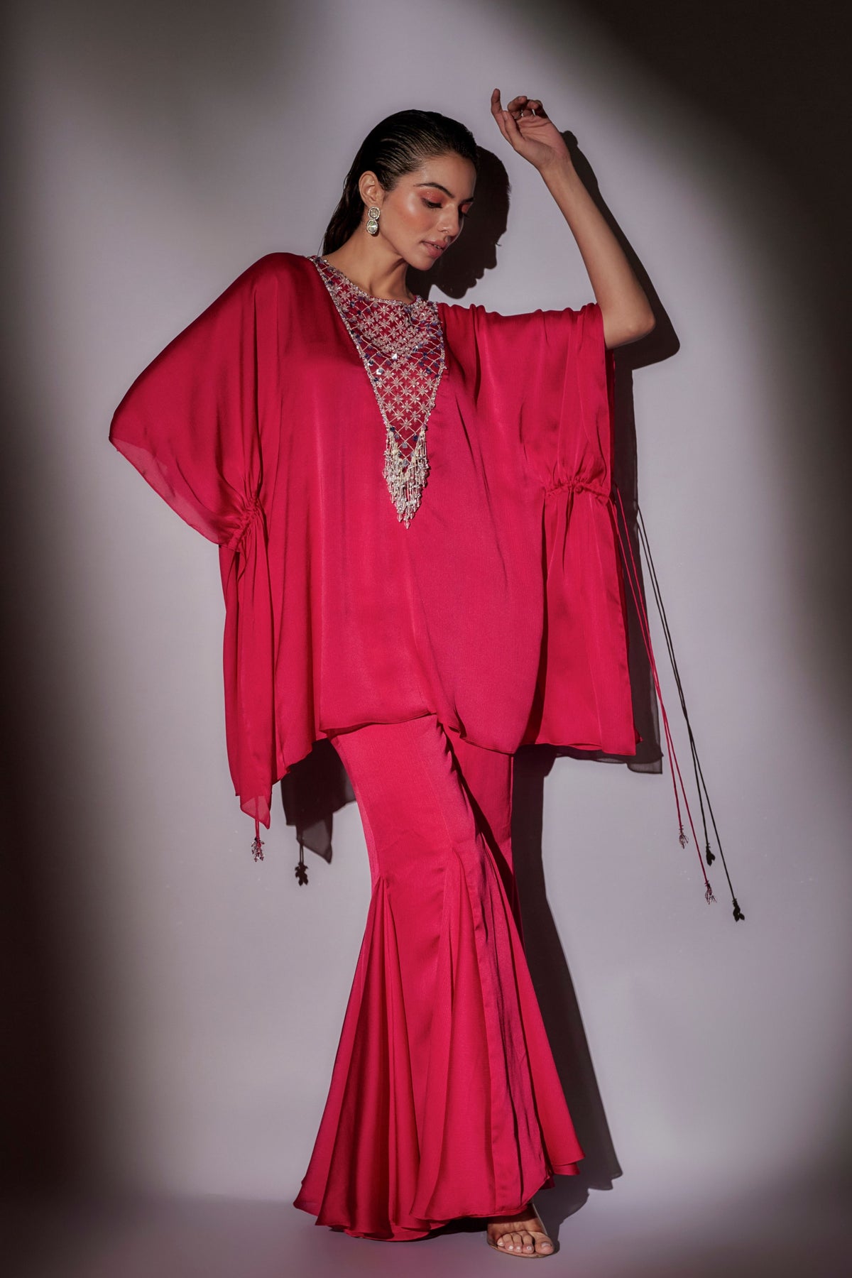 Rani Pink Kaftan Set