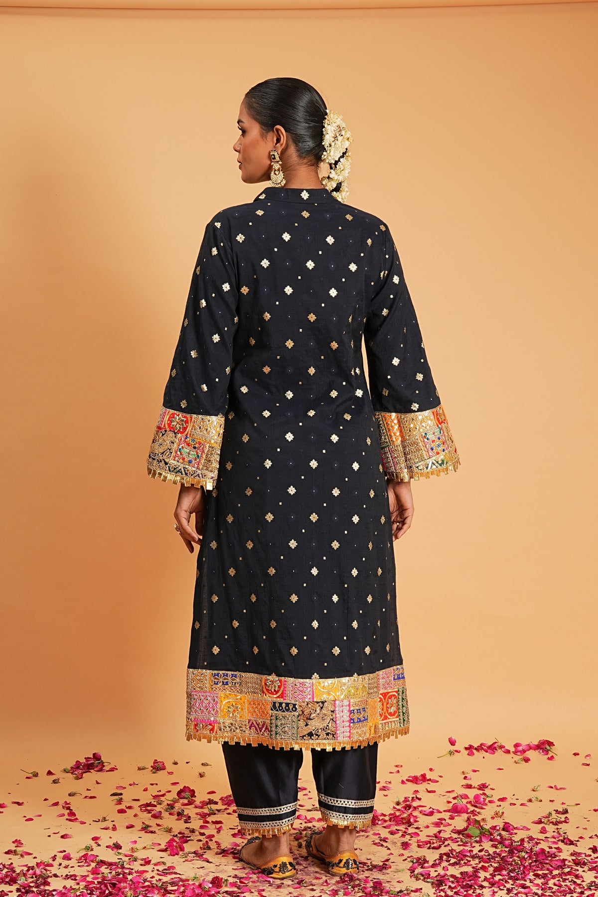 Navy Kurta Set