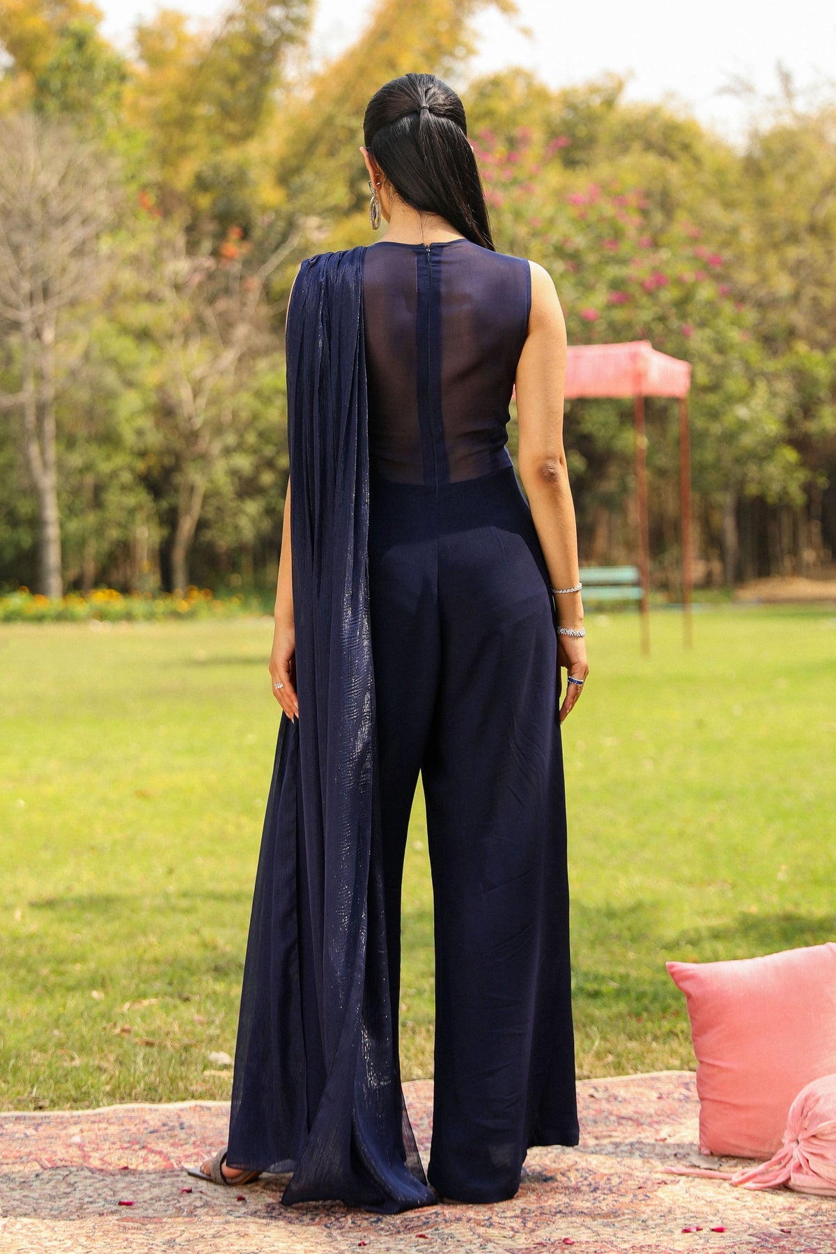 Sanam Navy Blue Jumpsuit