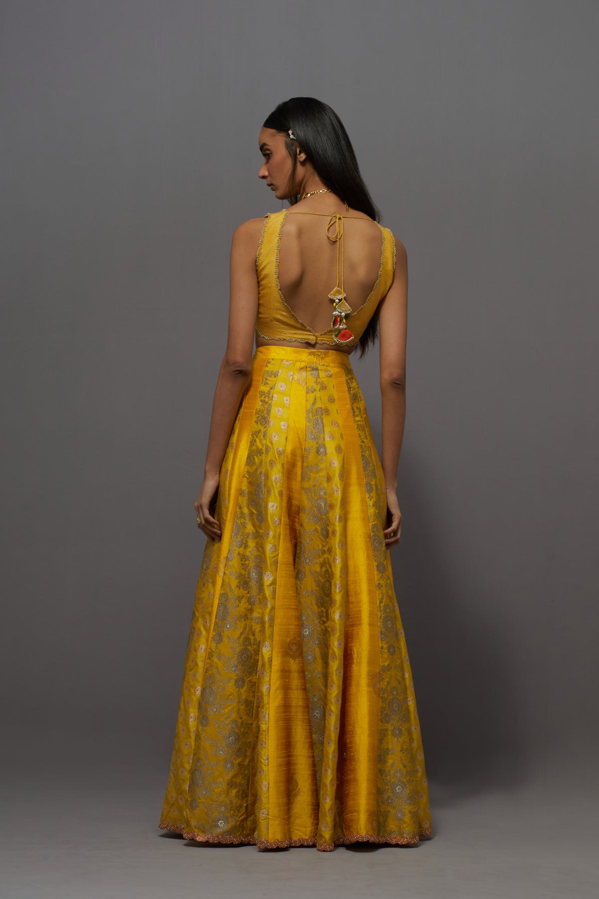 Yellow Sharara Set