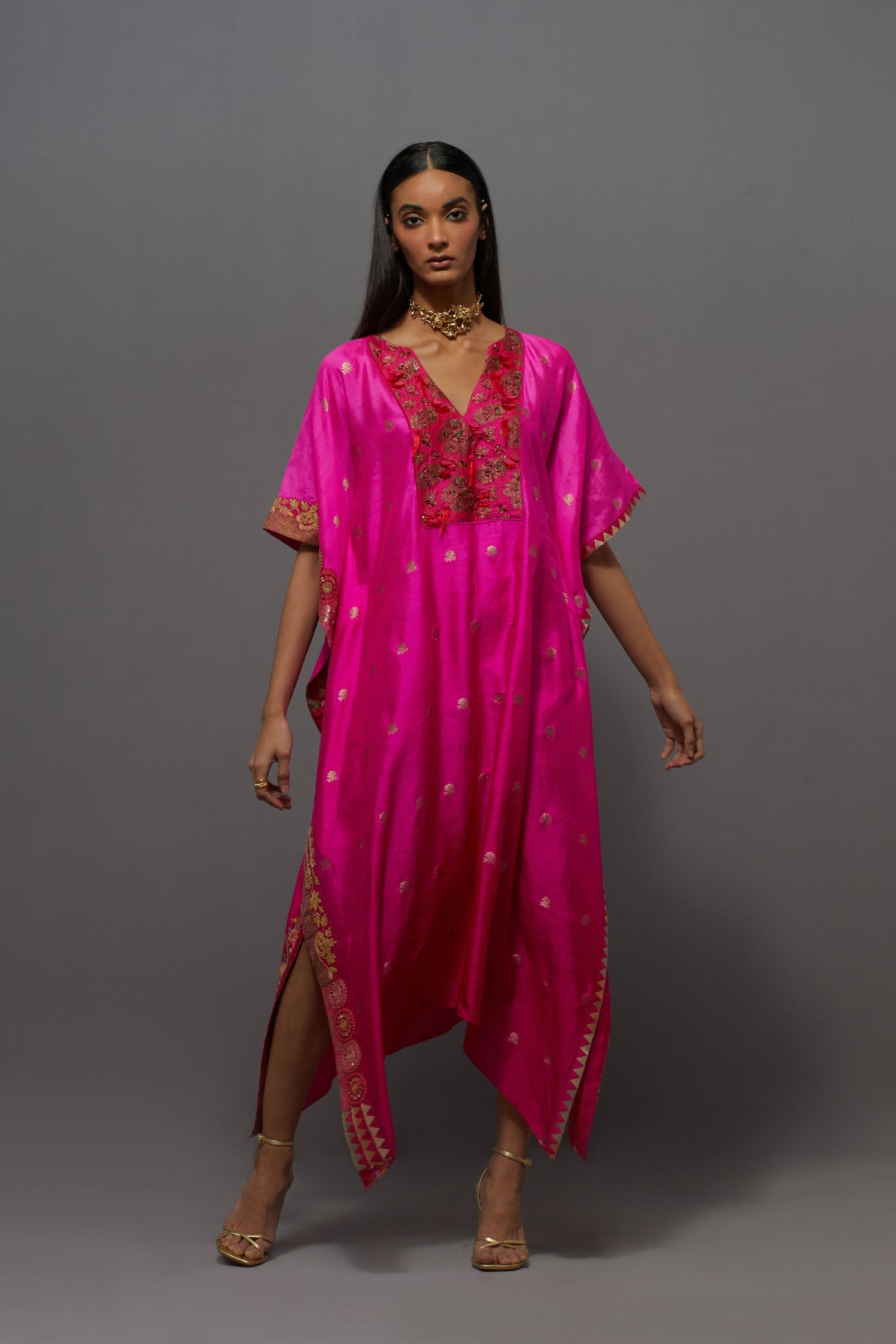 Pink Kaftan Set