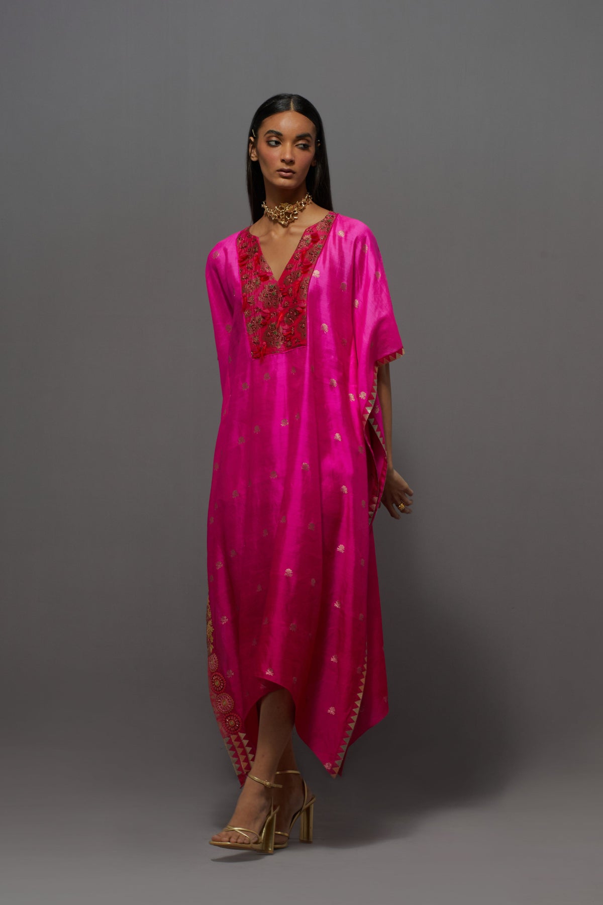 Pink Kaftan Set