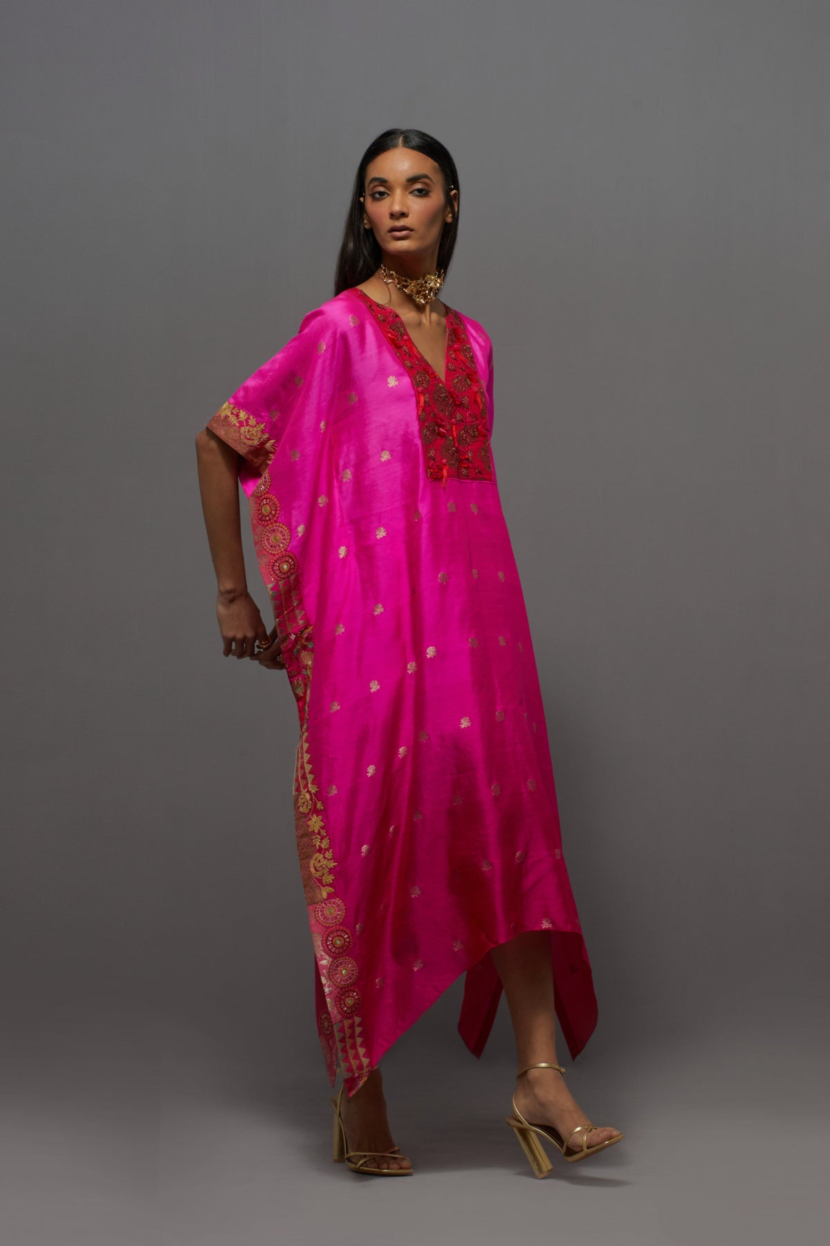 Pink Kaftan Set