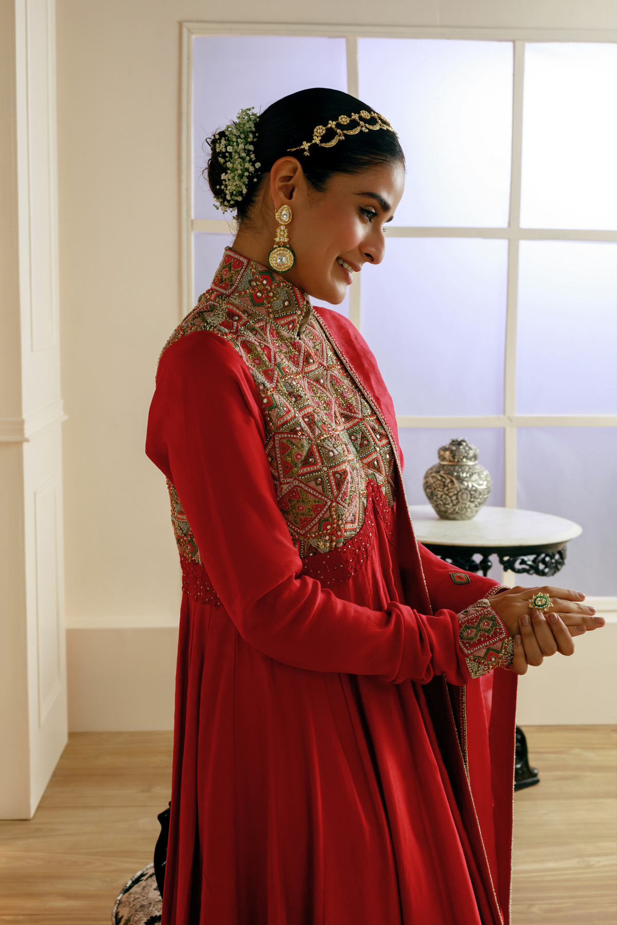 Inverted V Yoke Anarkali