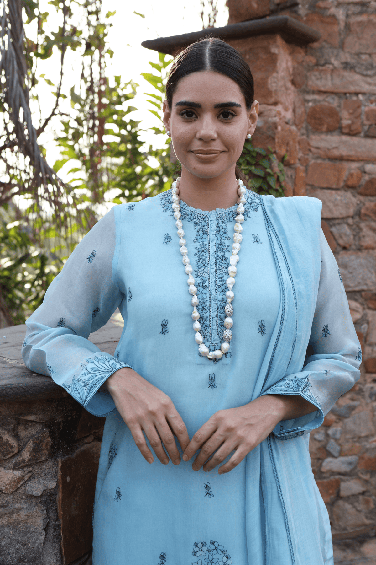 Sky Blue Kurta Set