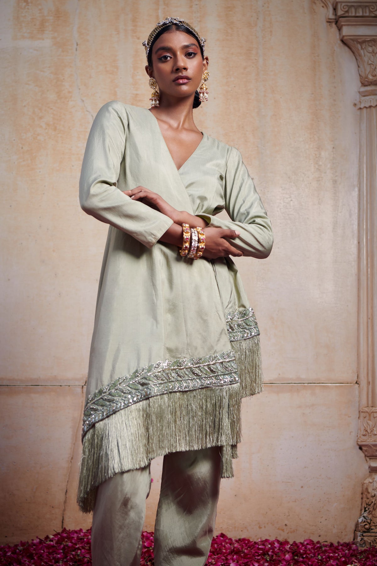 Olive Green Kurta