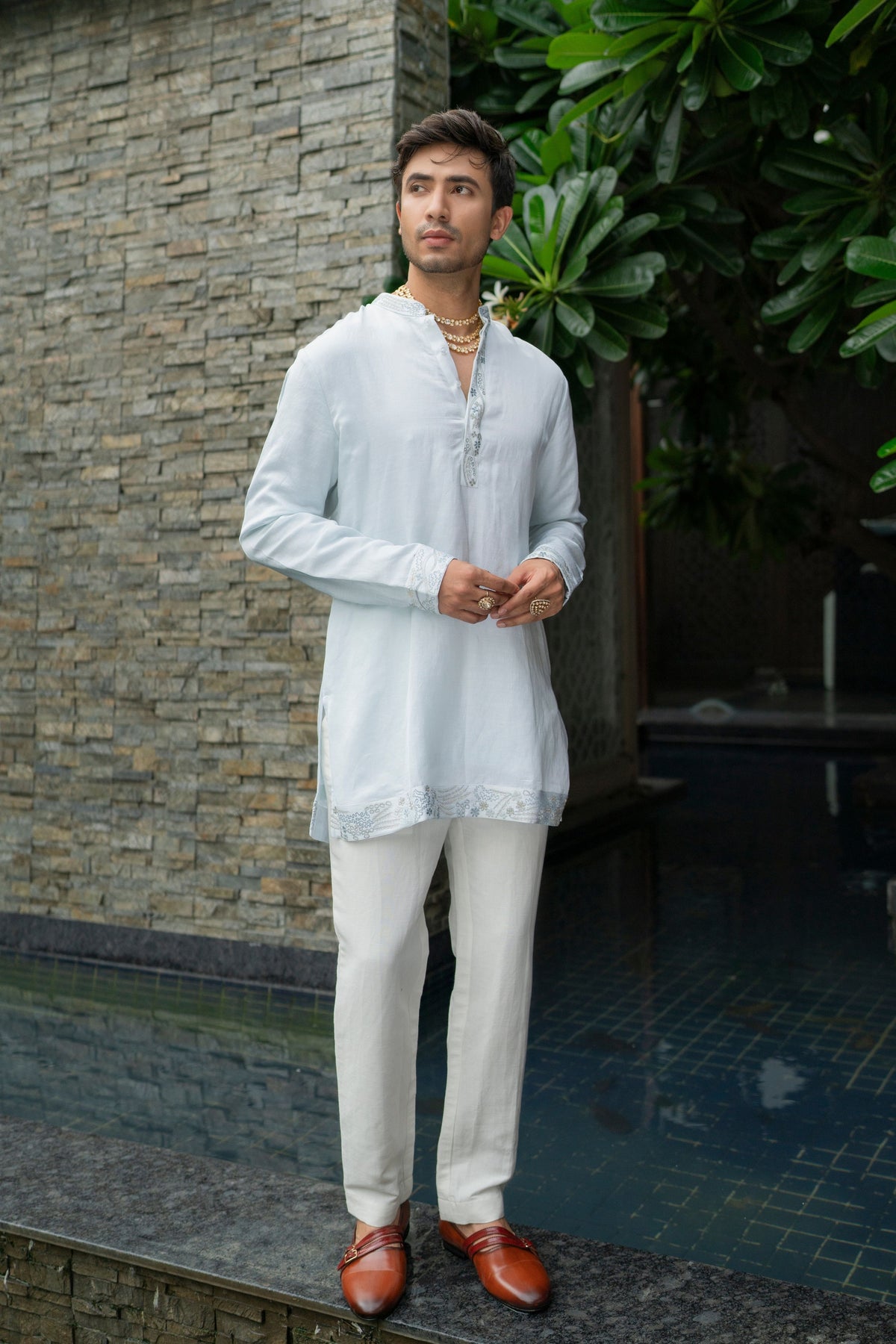 Arctic Bloom Kurta Set