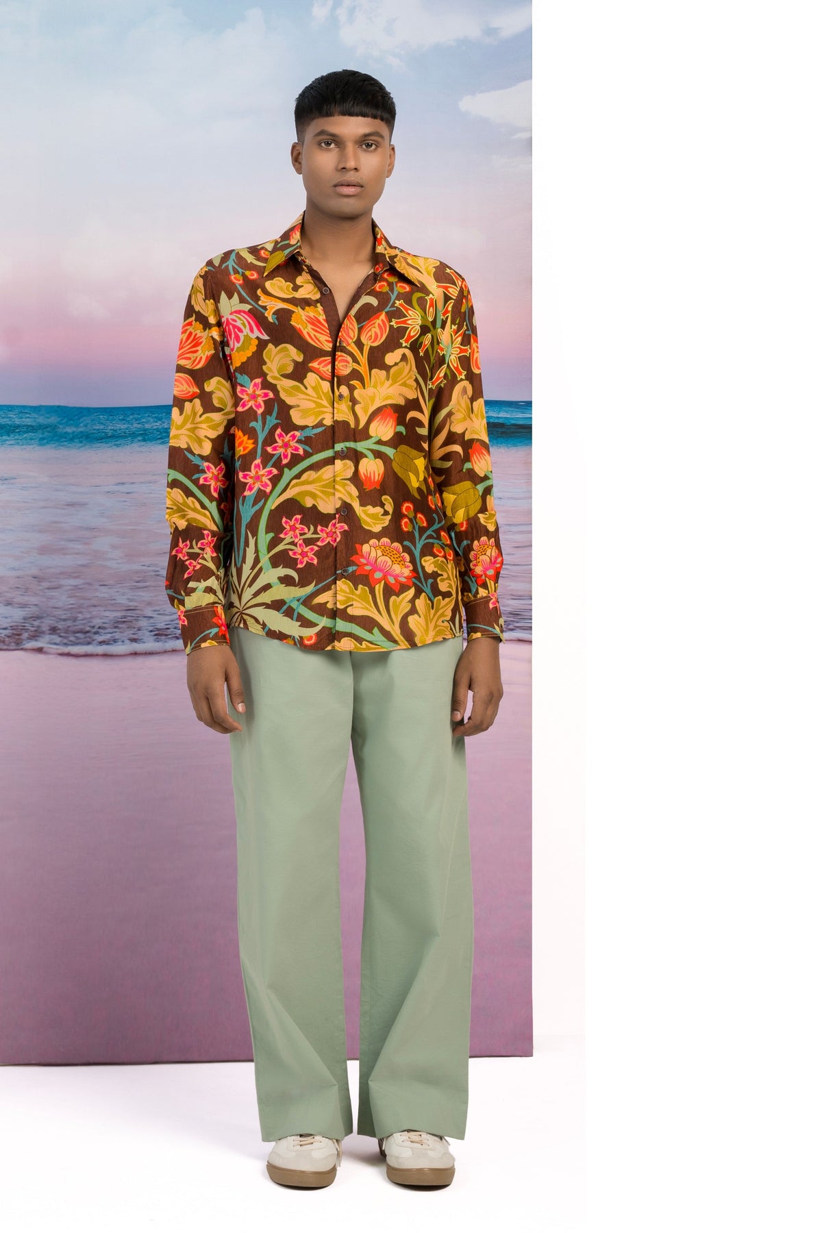 Bloom Sylized Silk Shirt