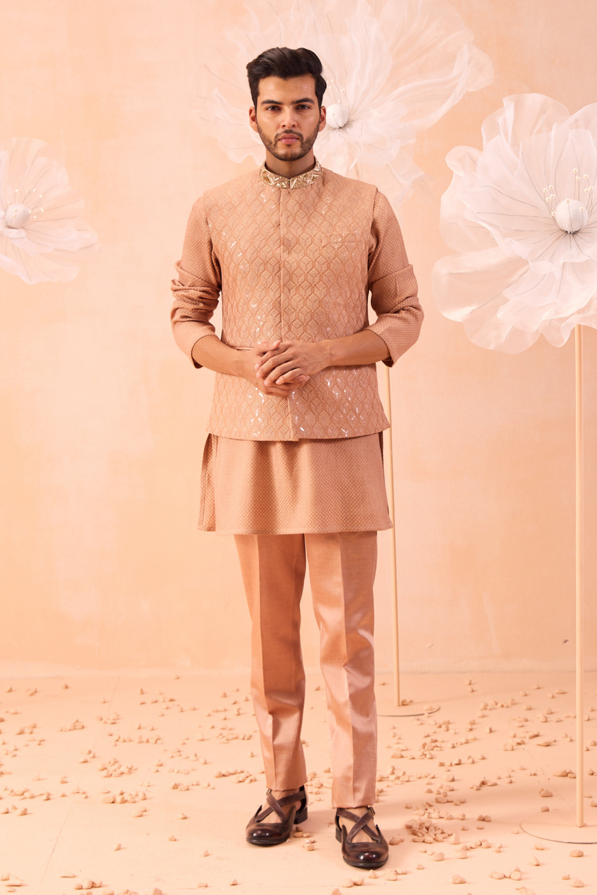 Moondust Nehru Jacket Set