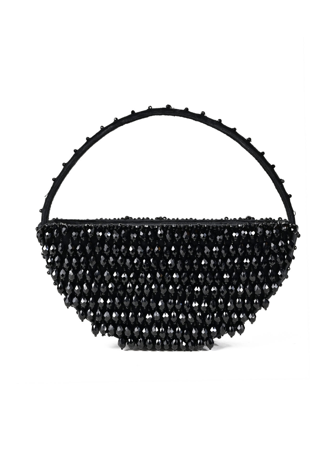 Clara Black Embellished Handbag