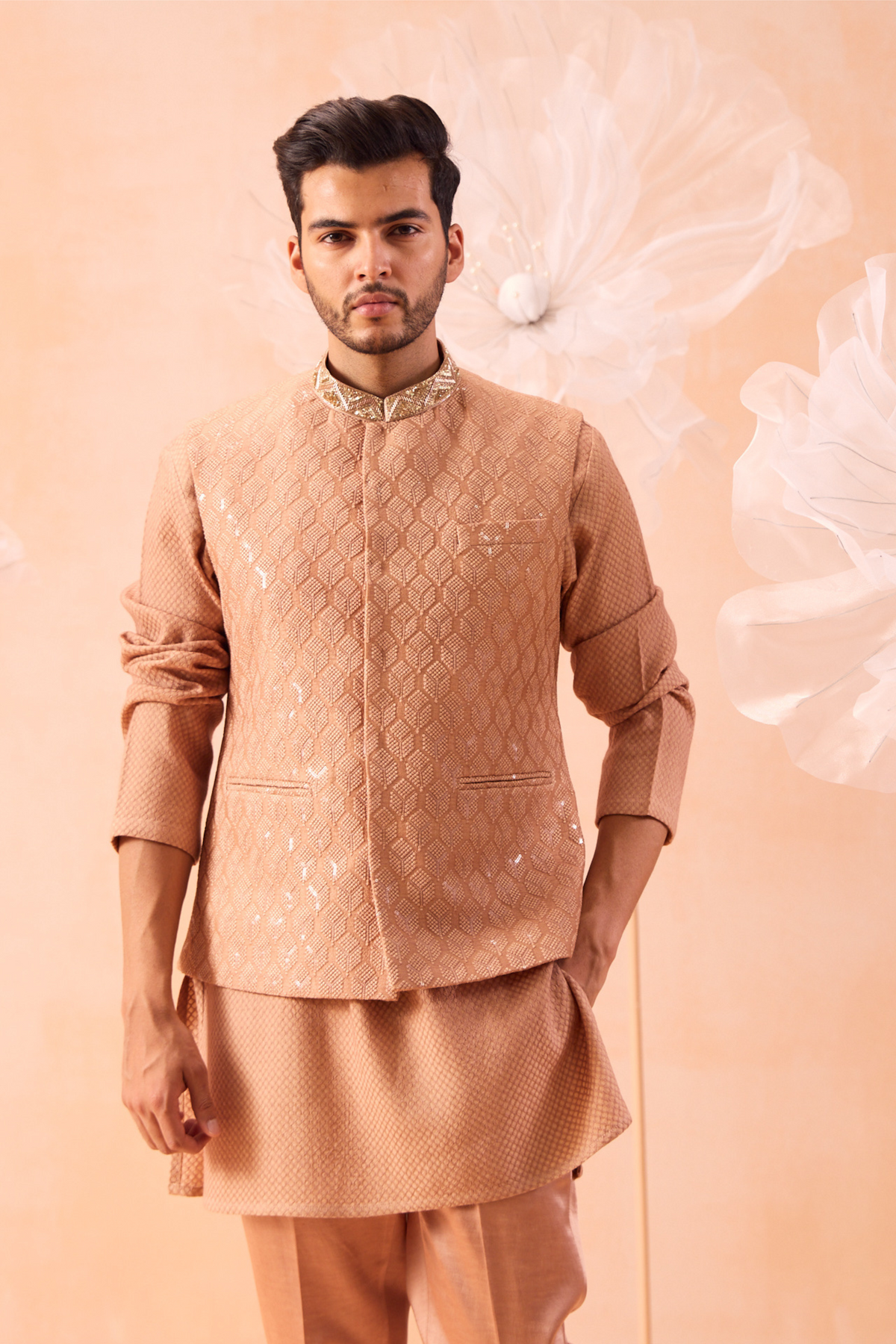 Moondust Nehru Jacket Set