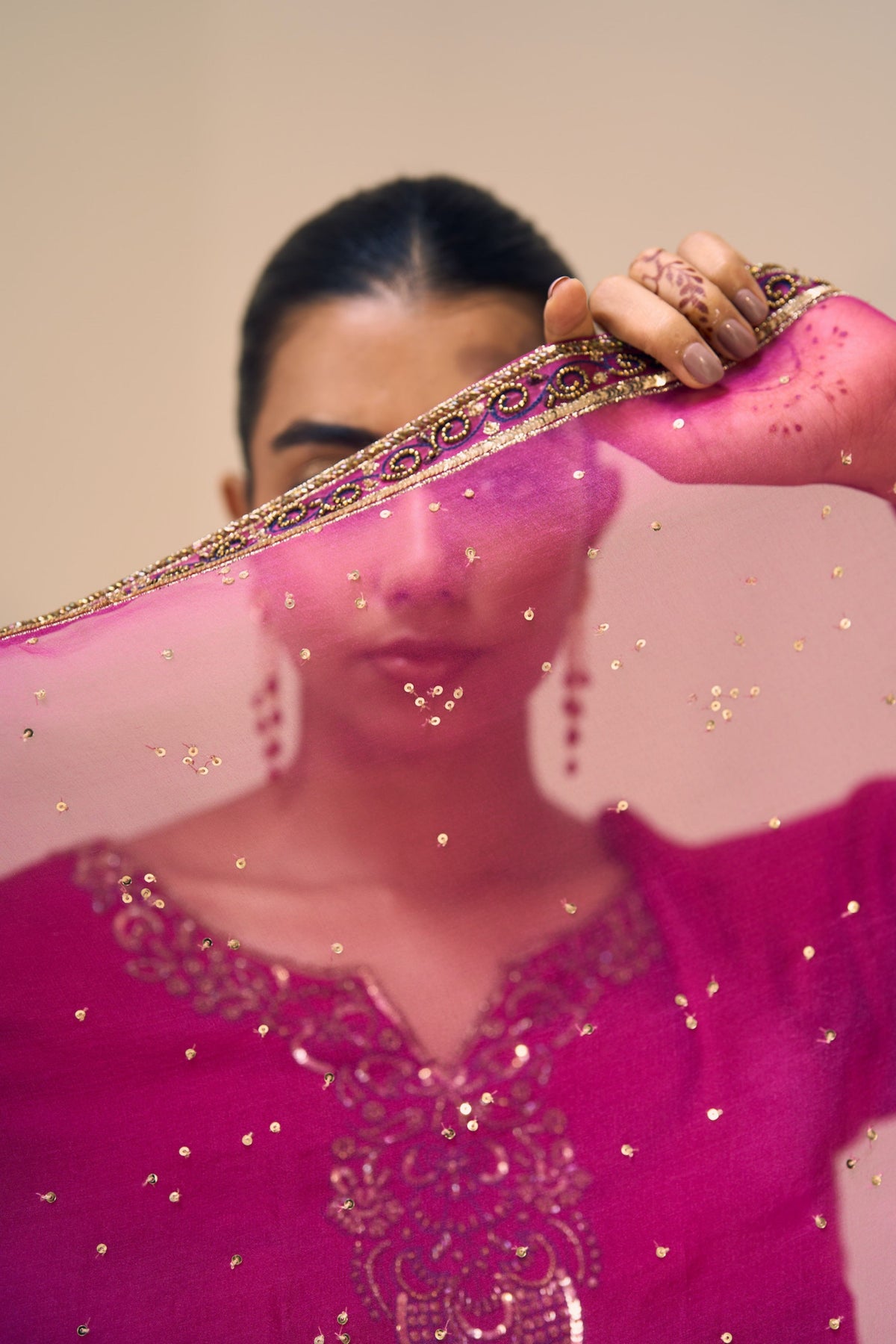 Pink Taara Dupatta