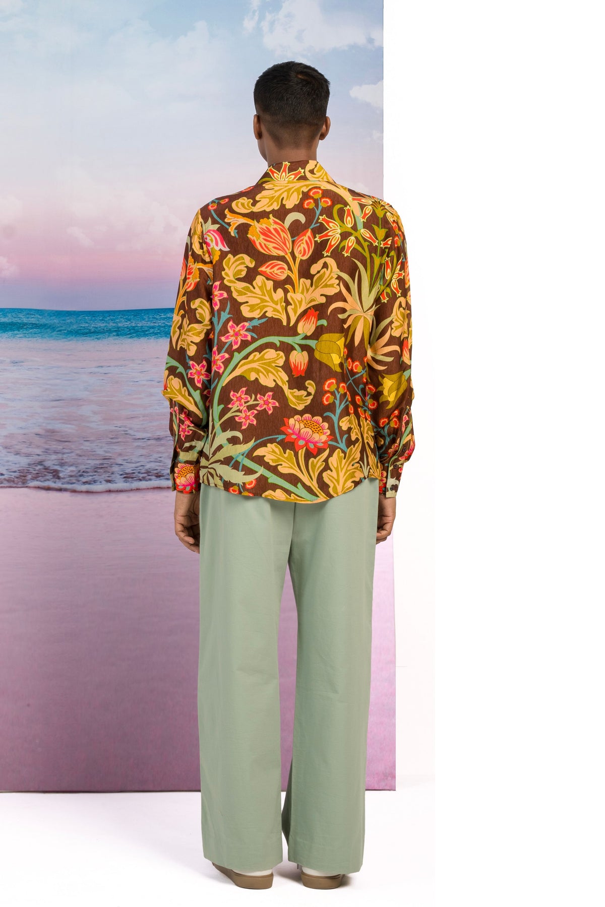 Bloom Sylized Silk Shirt