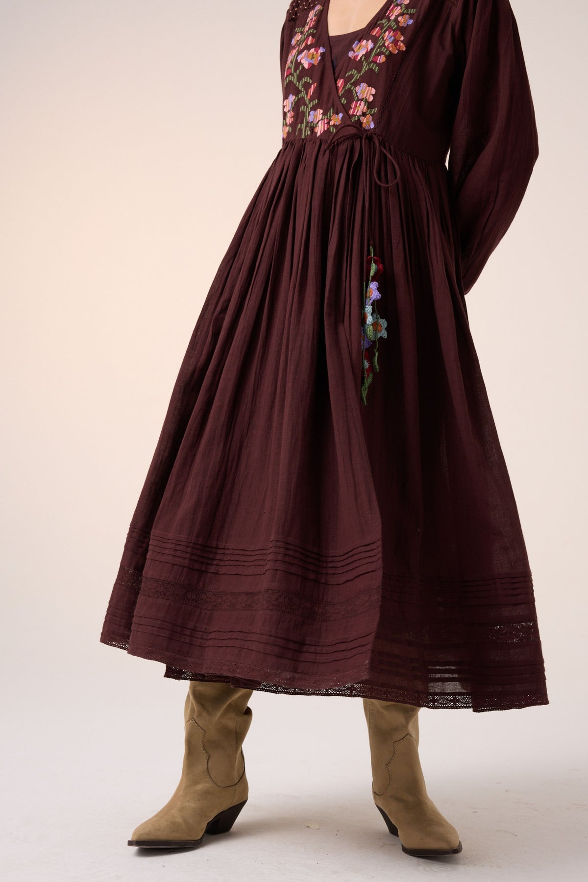 Poem Maroon Dress