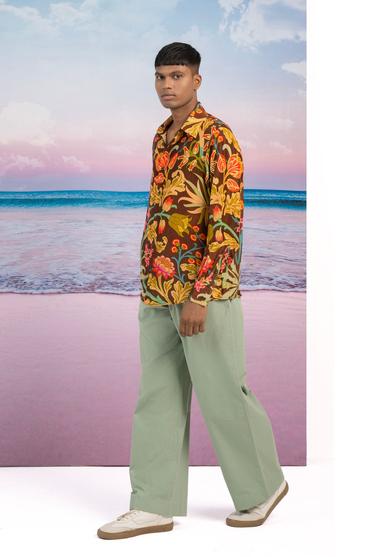 Bloom Sylized Silk Shirt