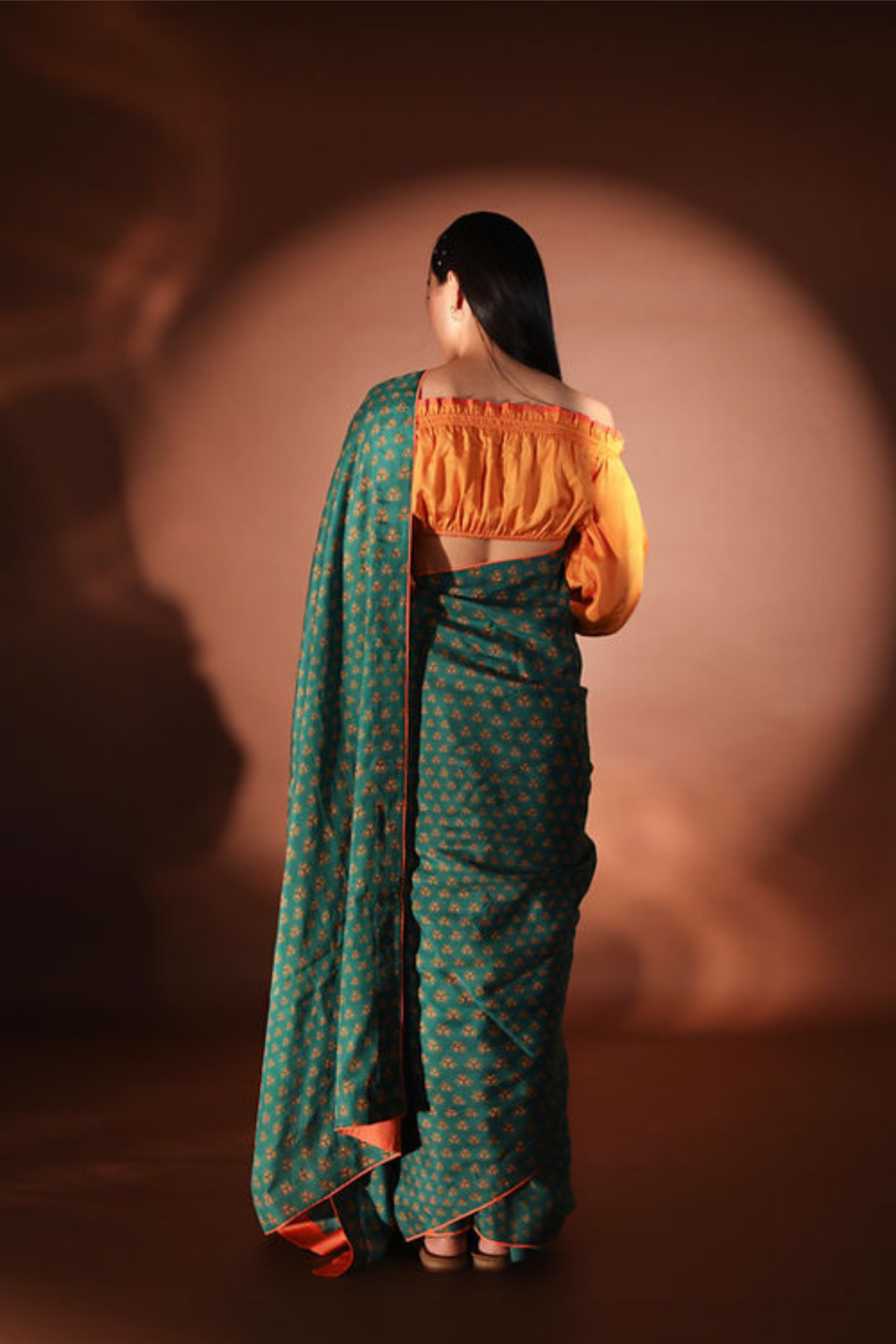 Sunset Saree