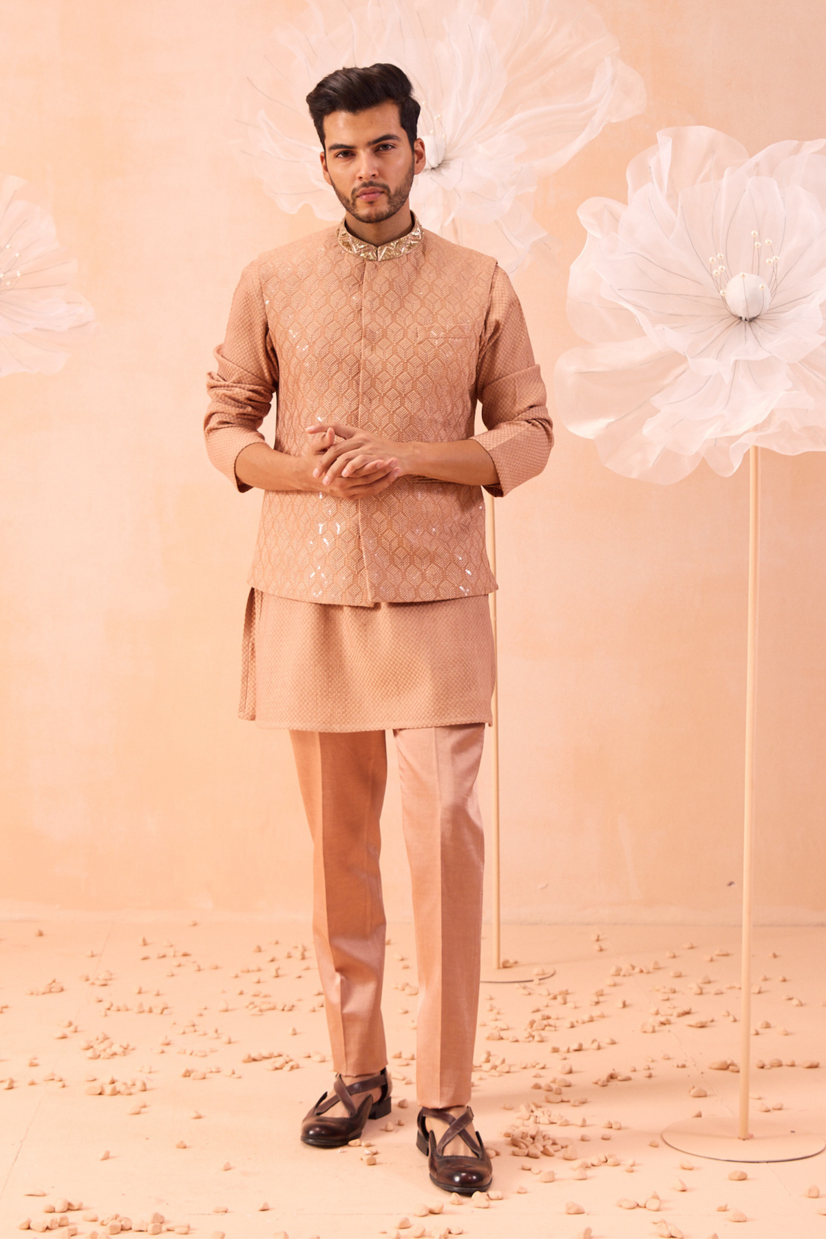 Moondust Nehru Jacket Set