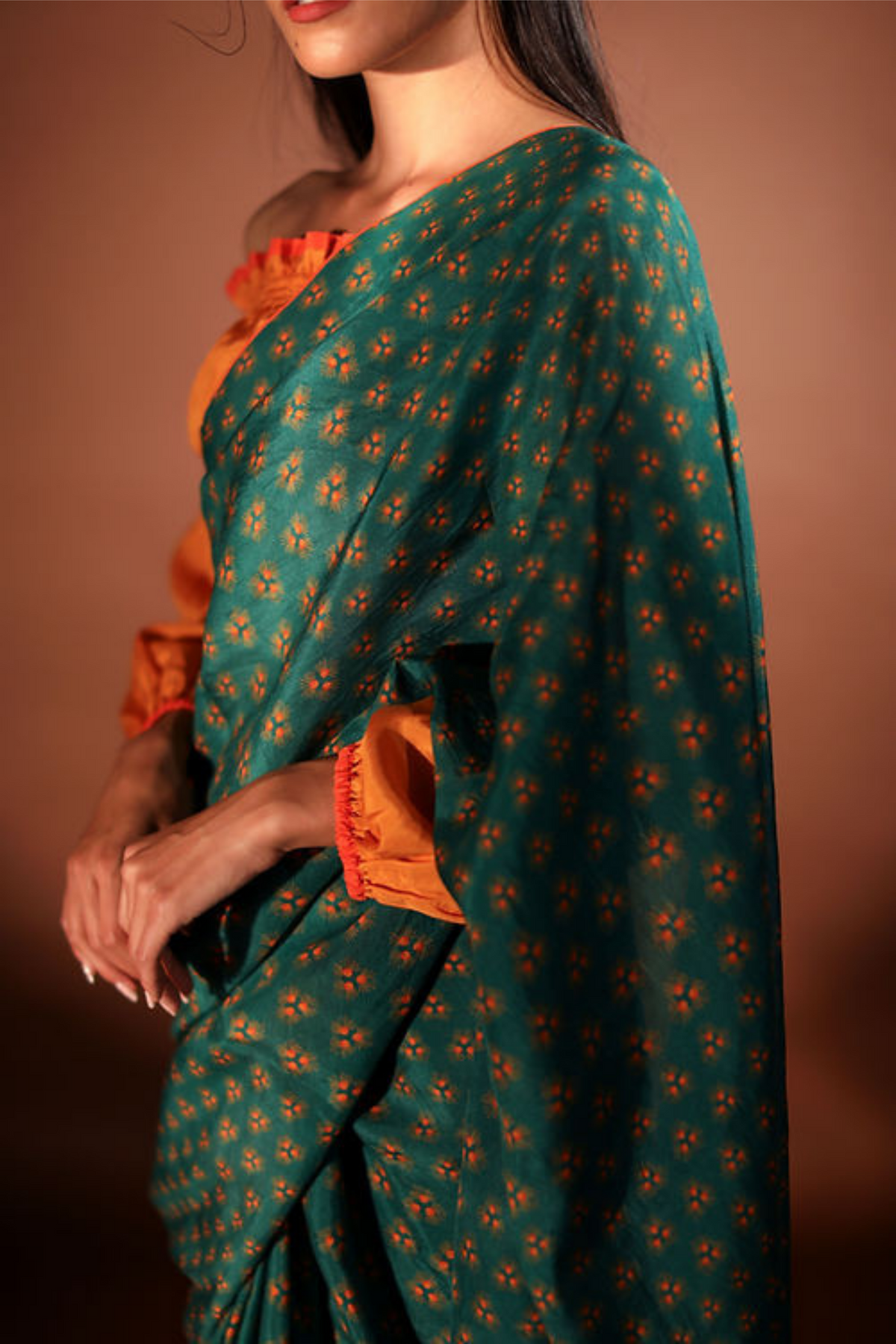 Sunset Saree