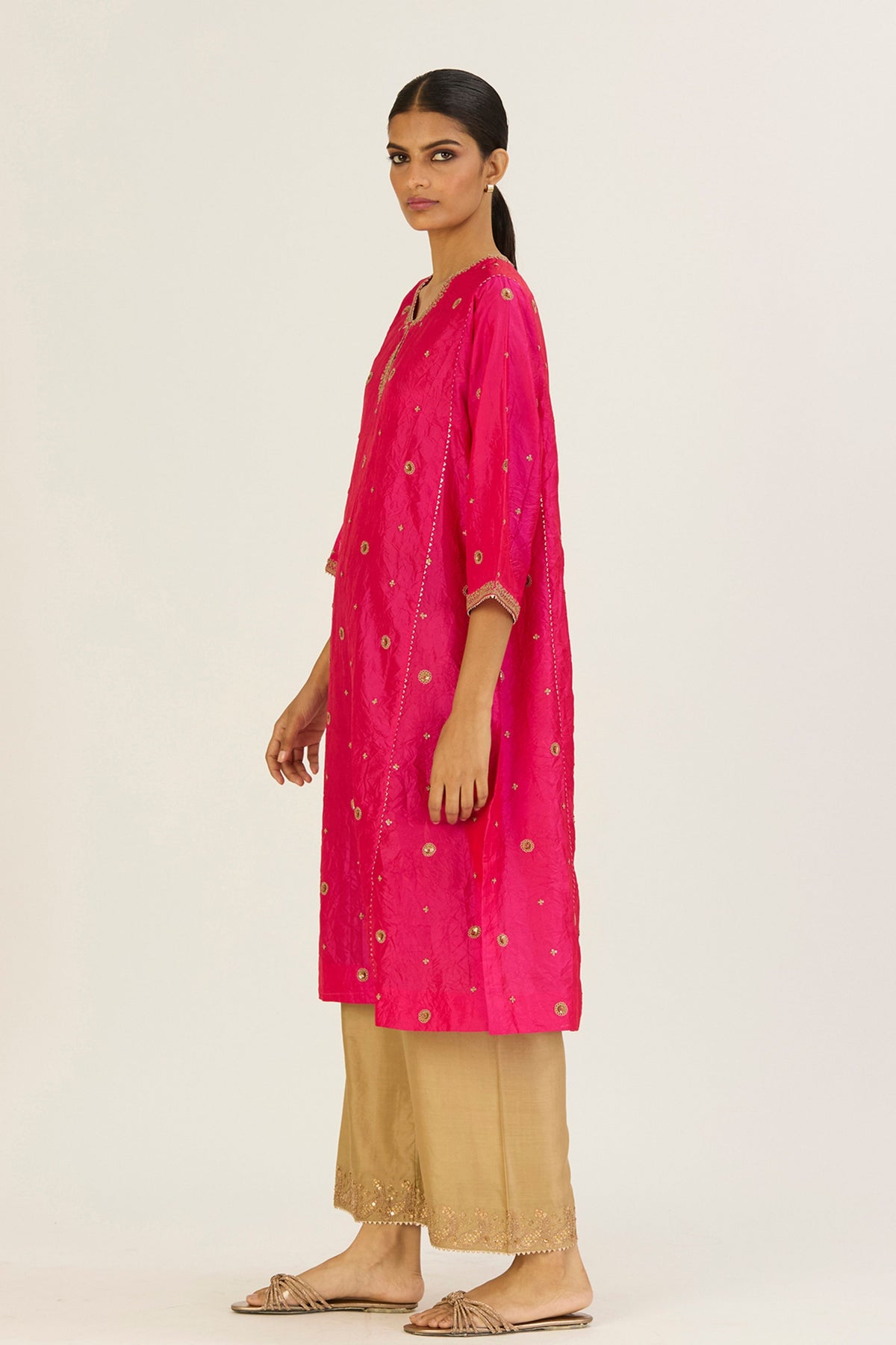 Hina Fuschia Kurta &amp; Pants