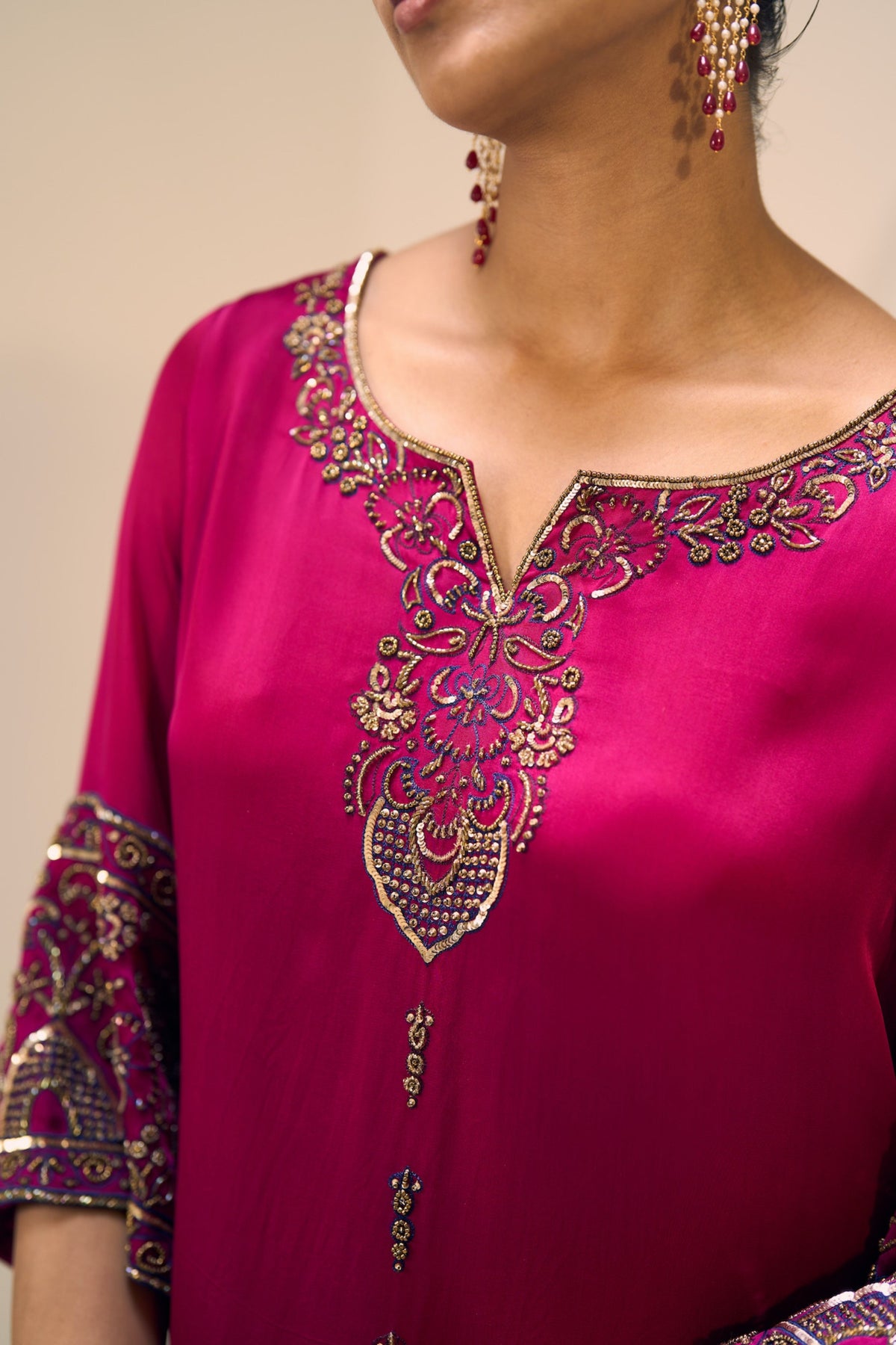 Pink Taara Kurta Set