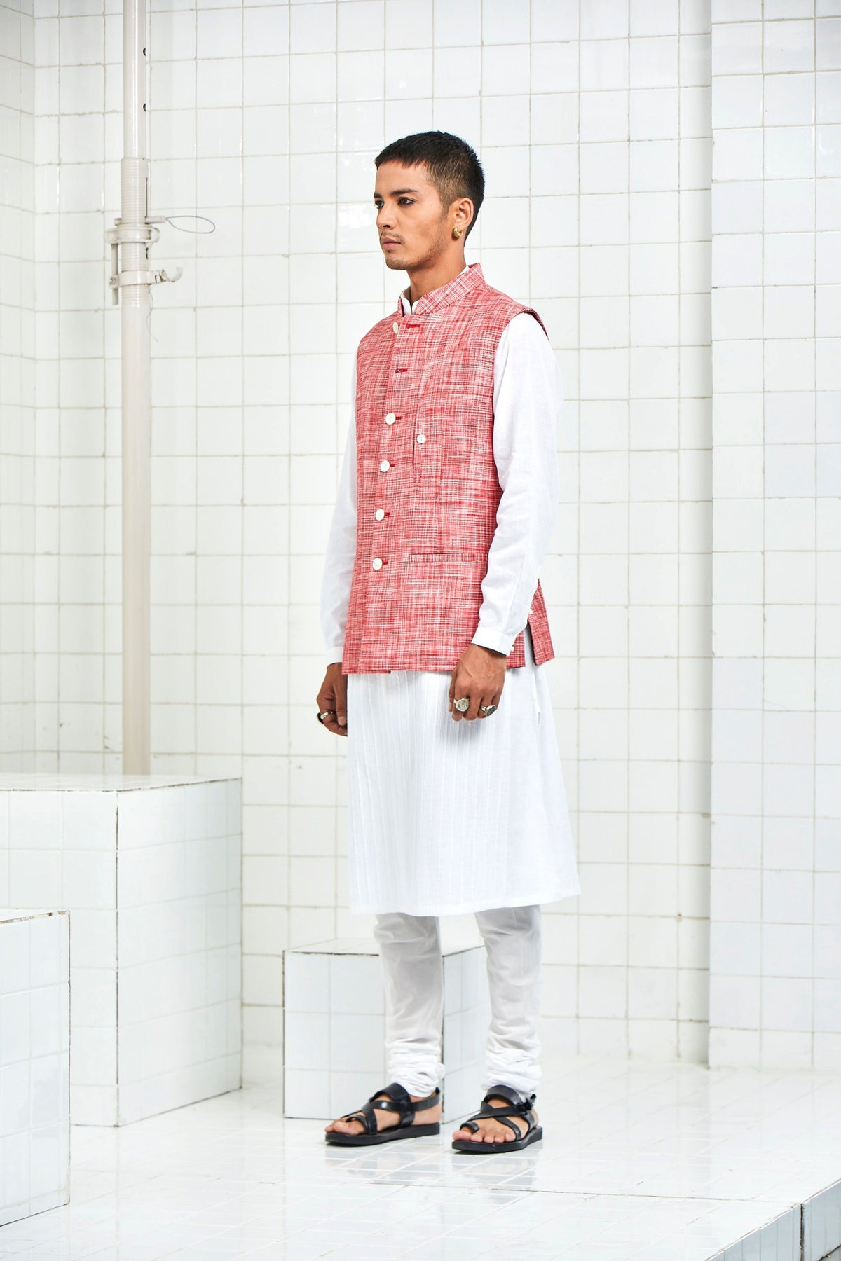 Keeta Linen Nehru Jacket