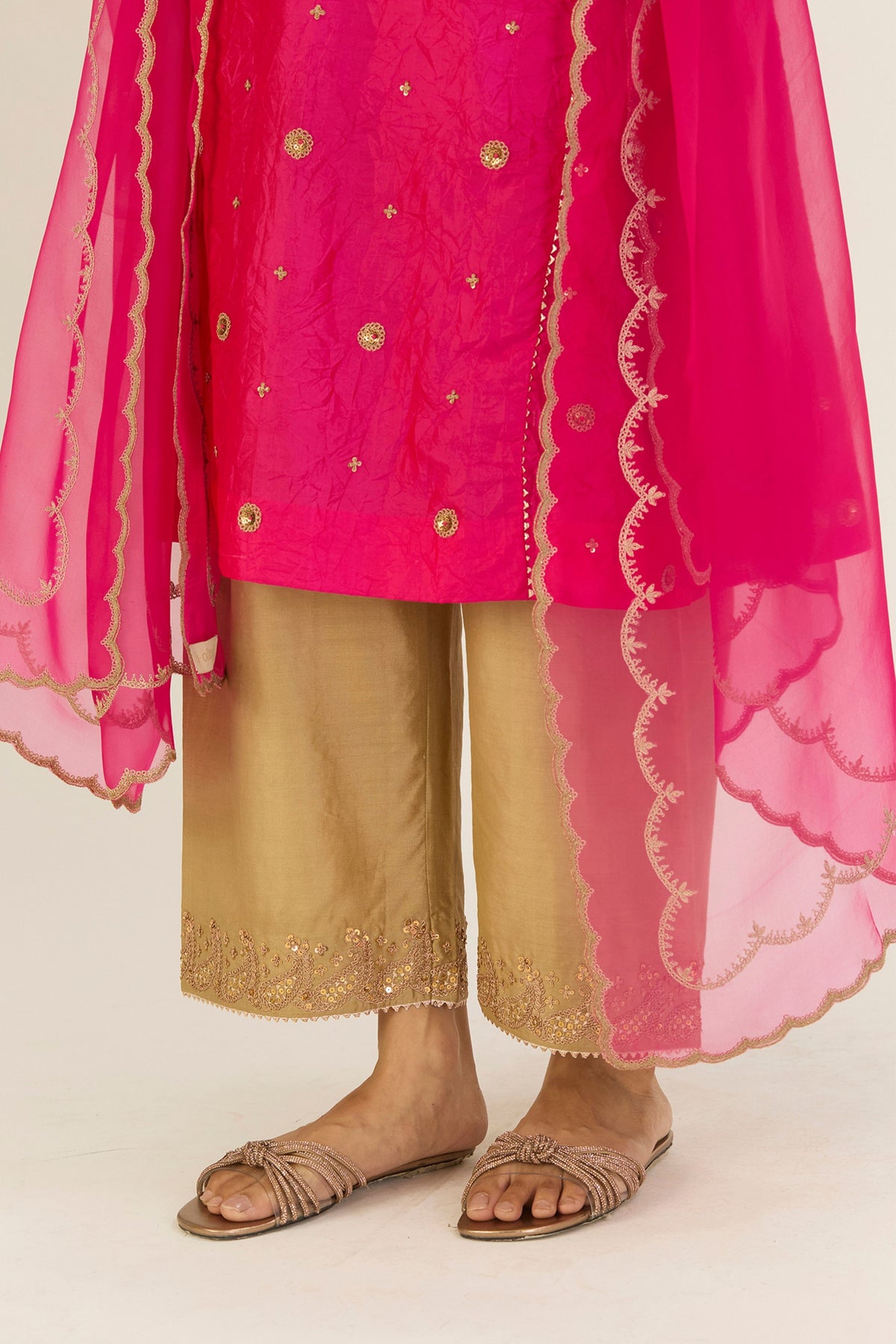 Hina Fuschia Kurta &amp; Pants