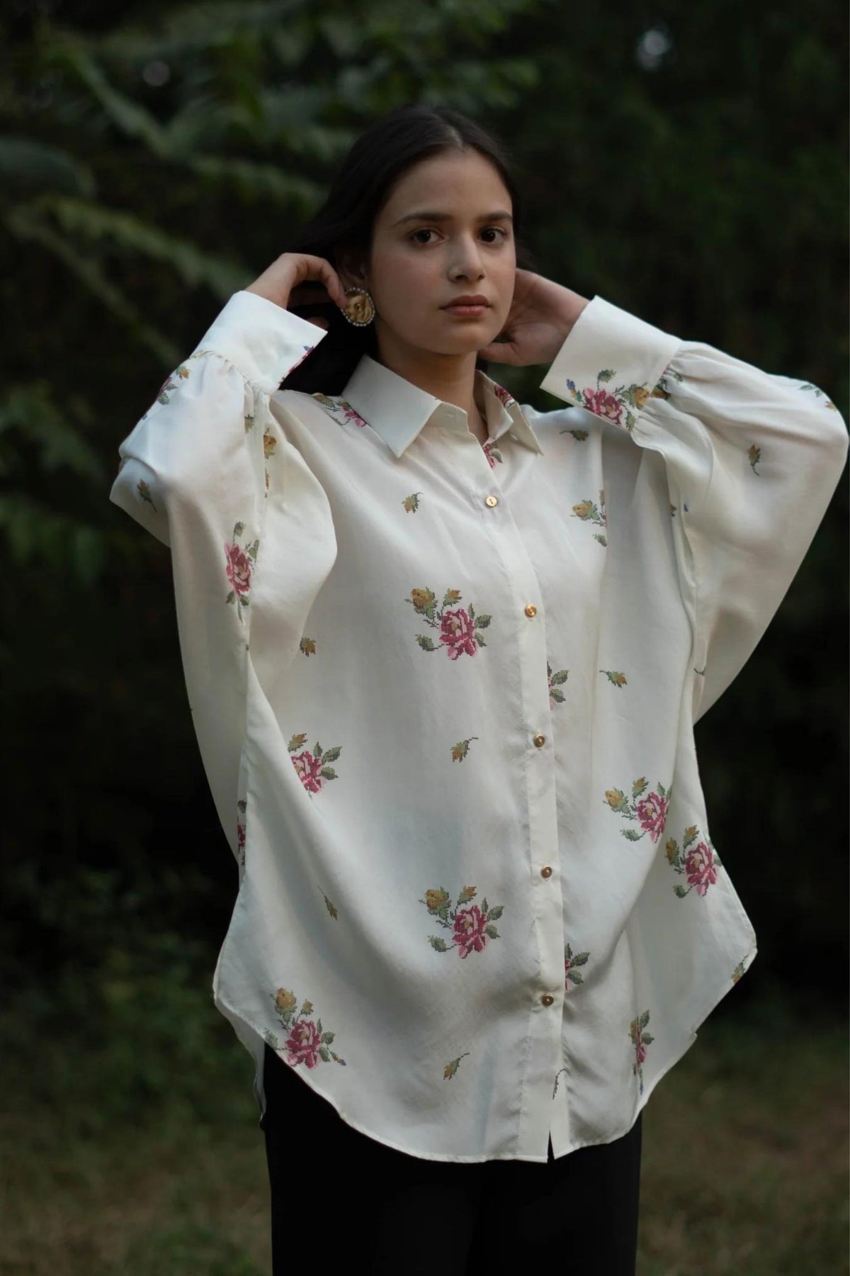 Floral Hearts Shirt