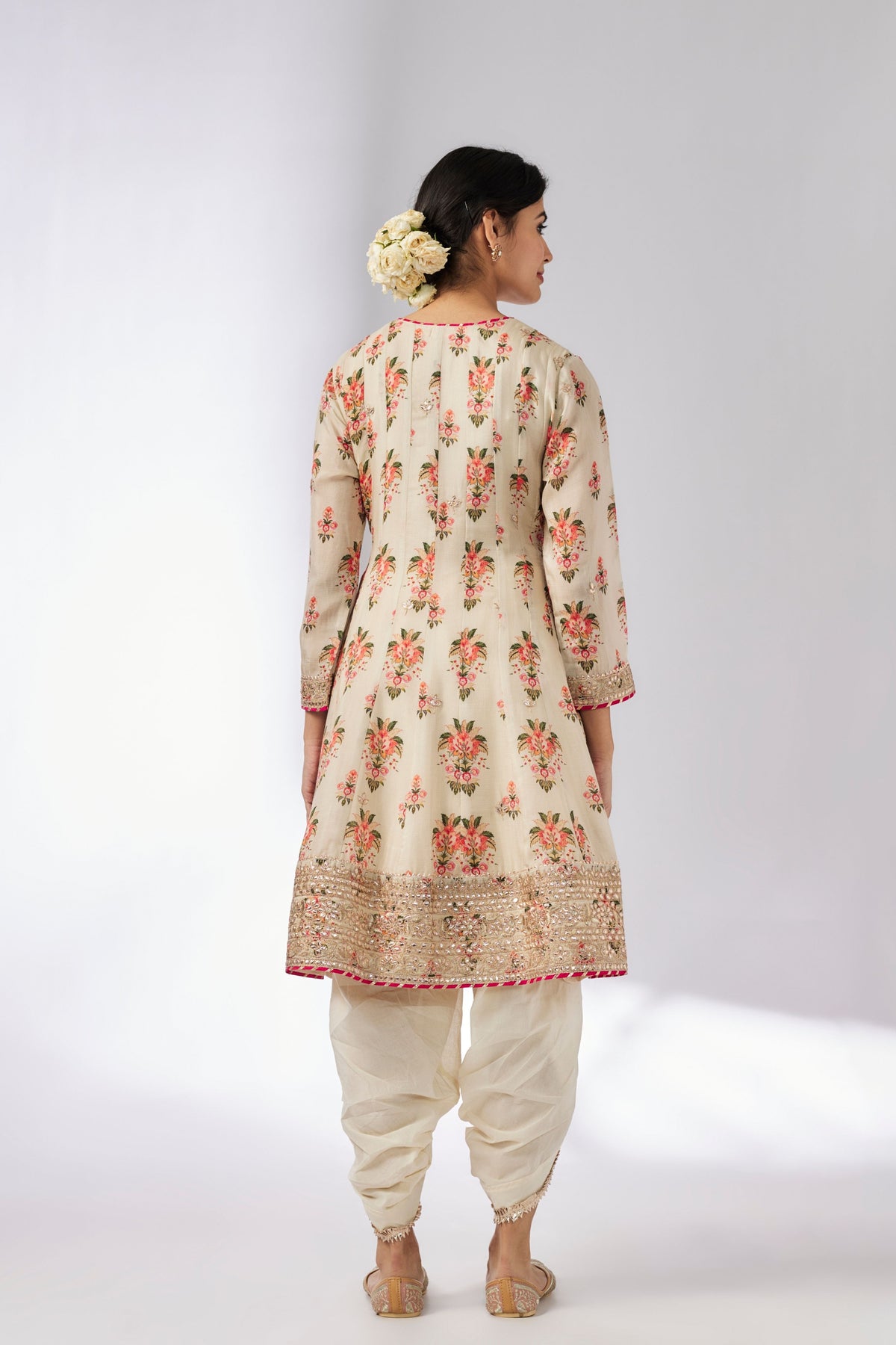 Ivory Ekta Kurta Dhoti Set