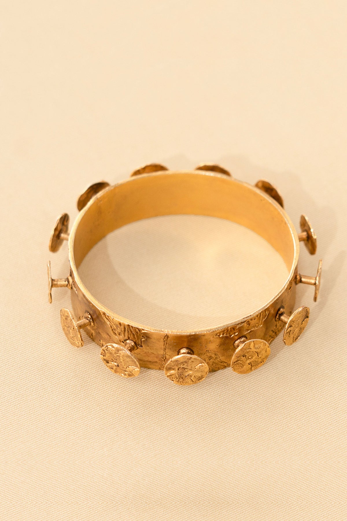 Spiked Coin Bangle