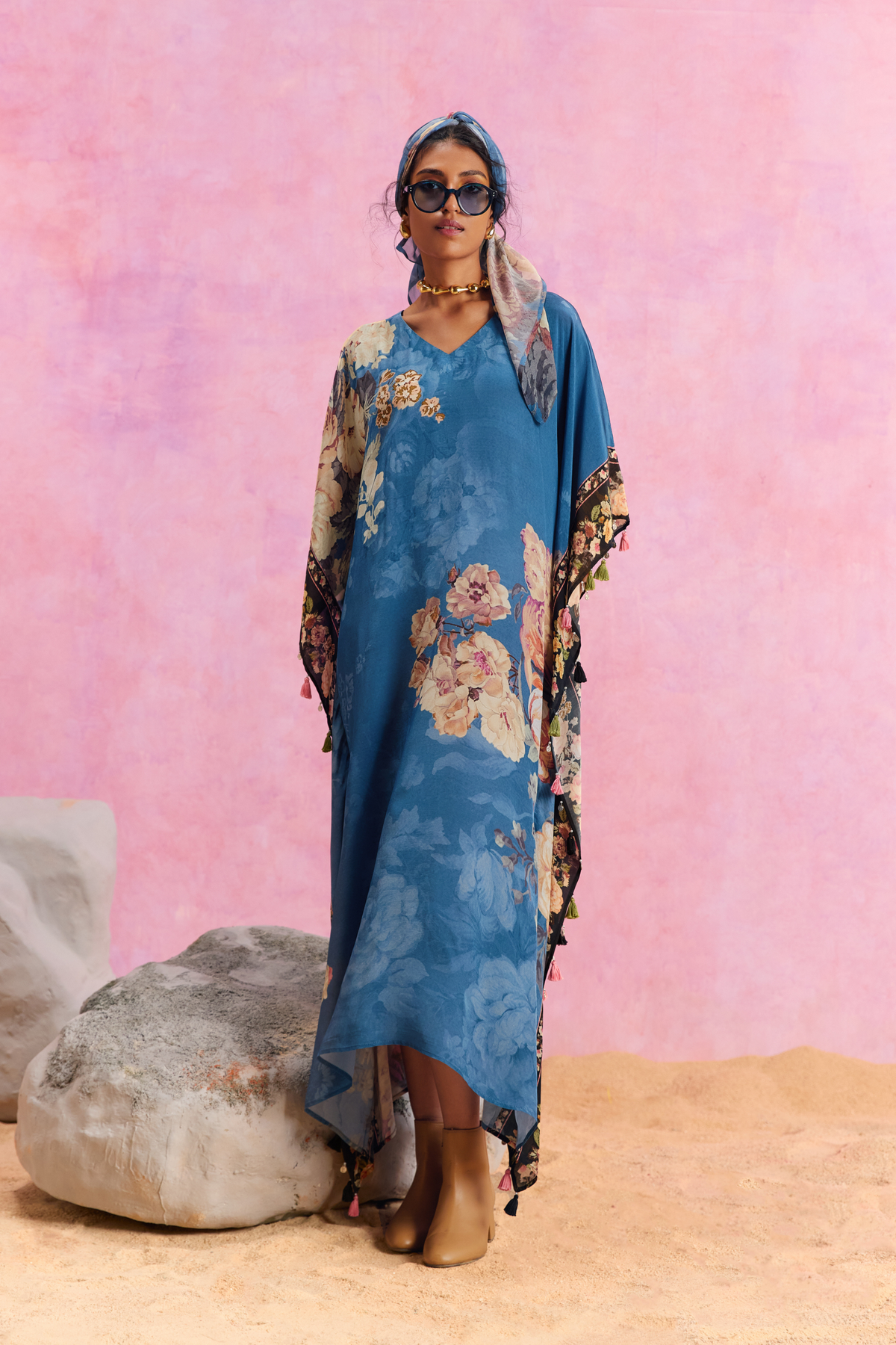 Blue Savana Kaftan