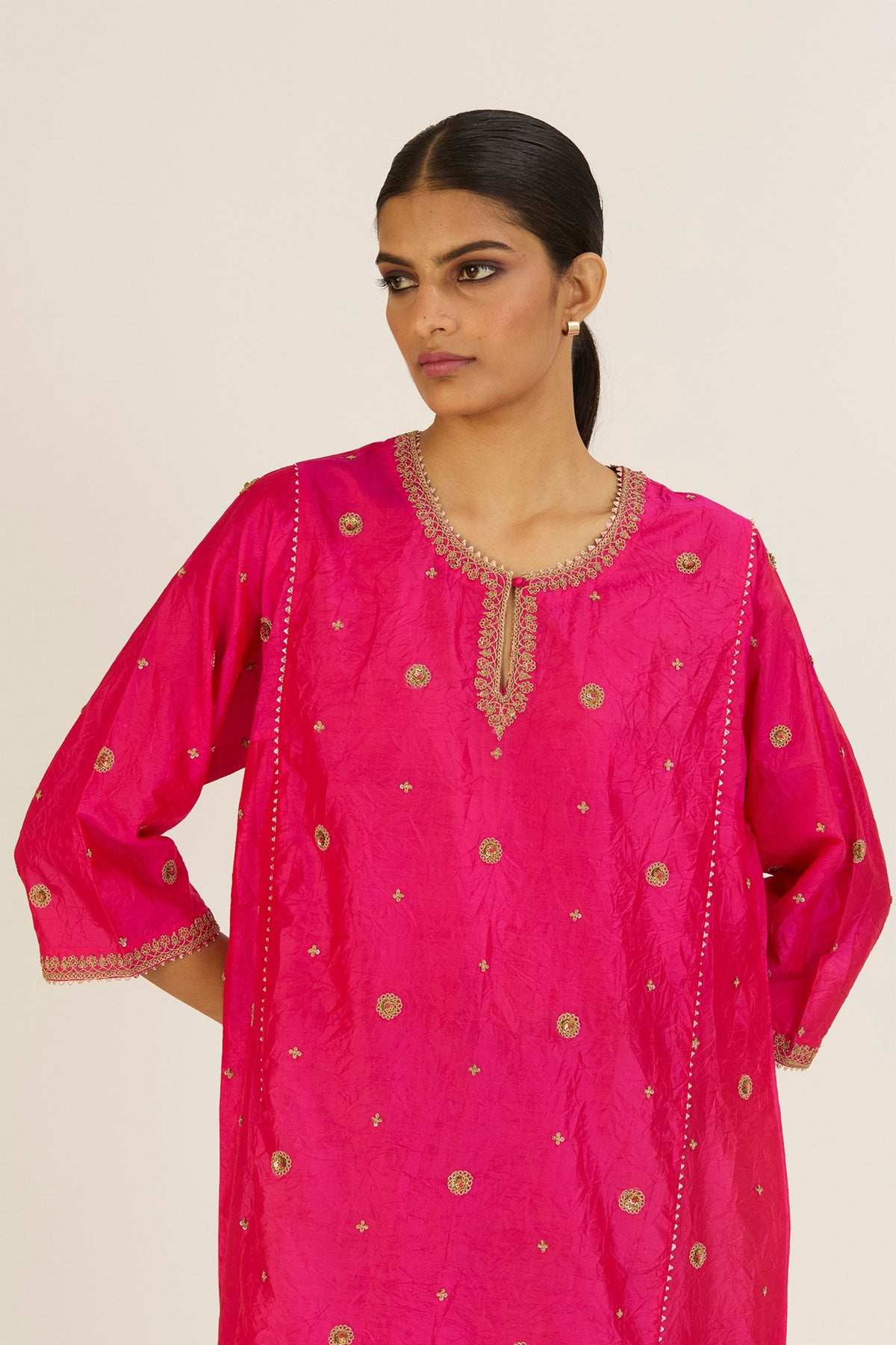 Hina Fuschia Kurta &amp; Pants