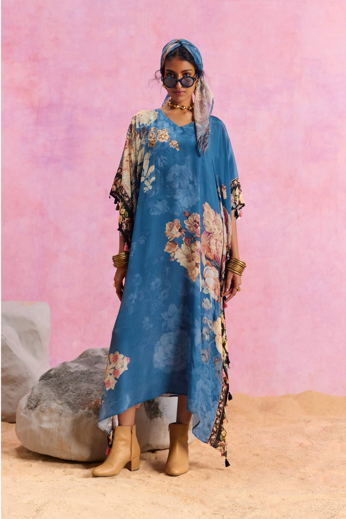 Blue Savana Kaftan